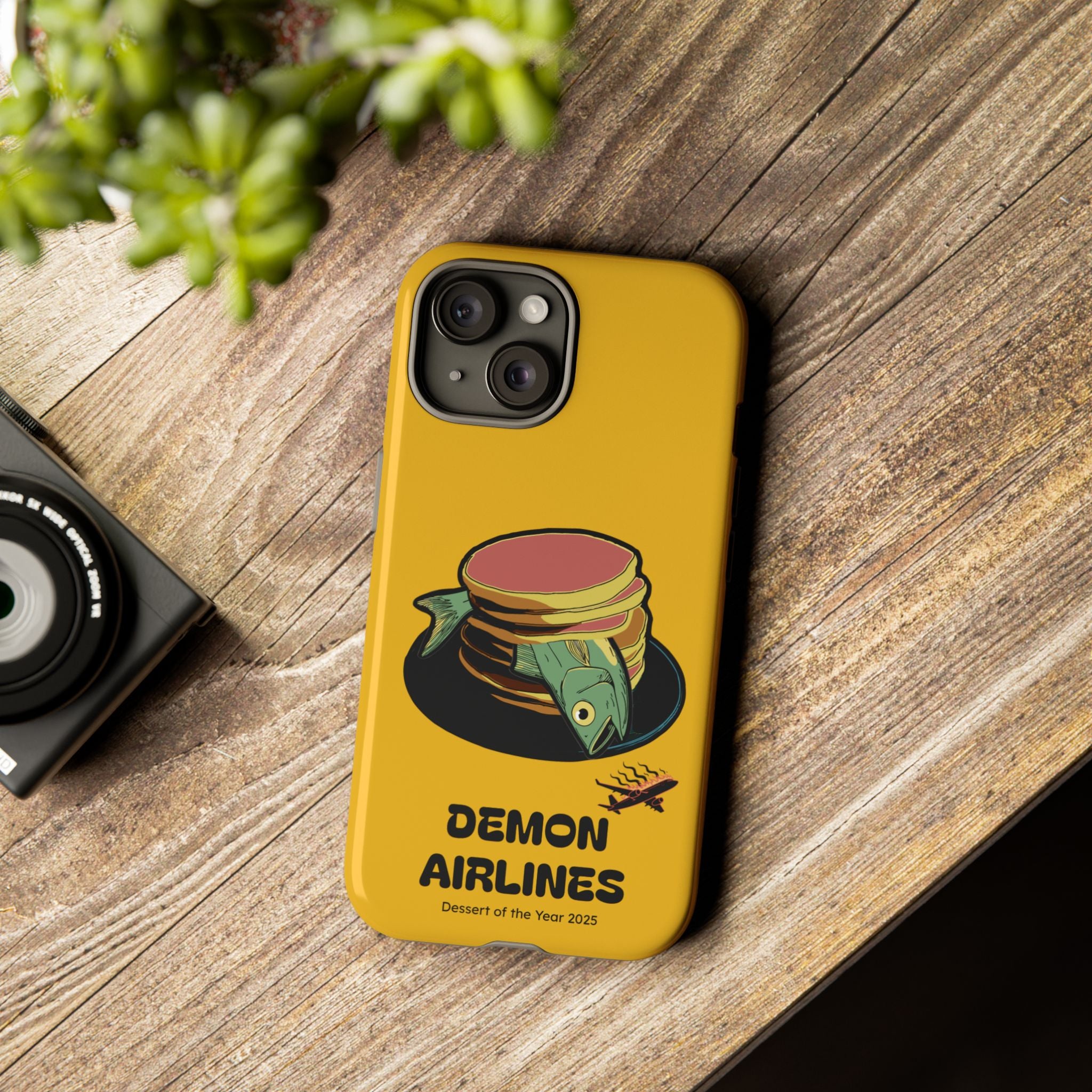 KPOP Style Fish Pancakes Yellow Smartphone Tough Cases