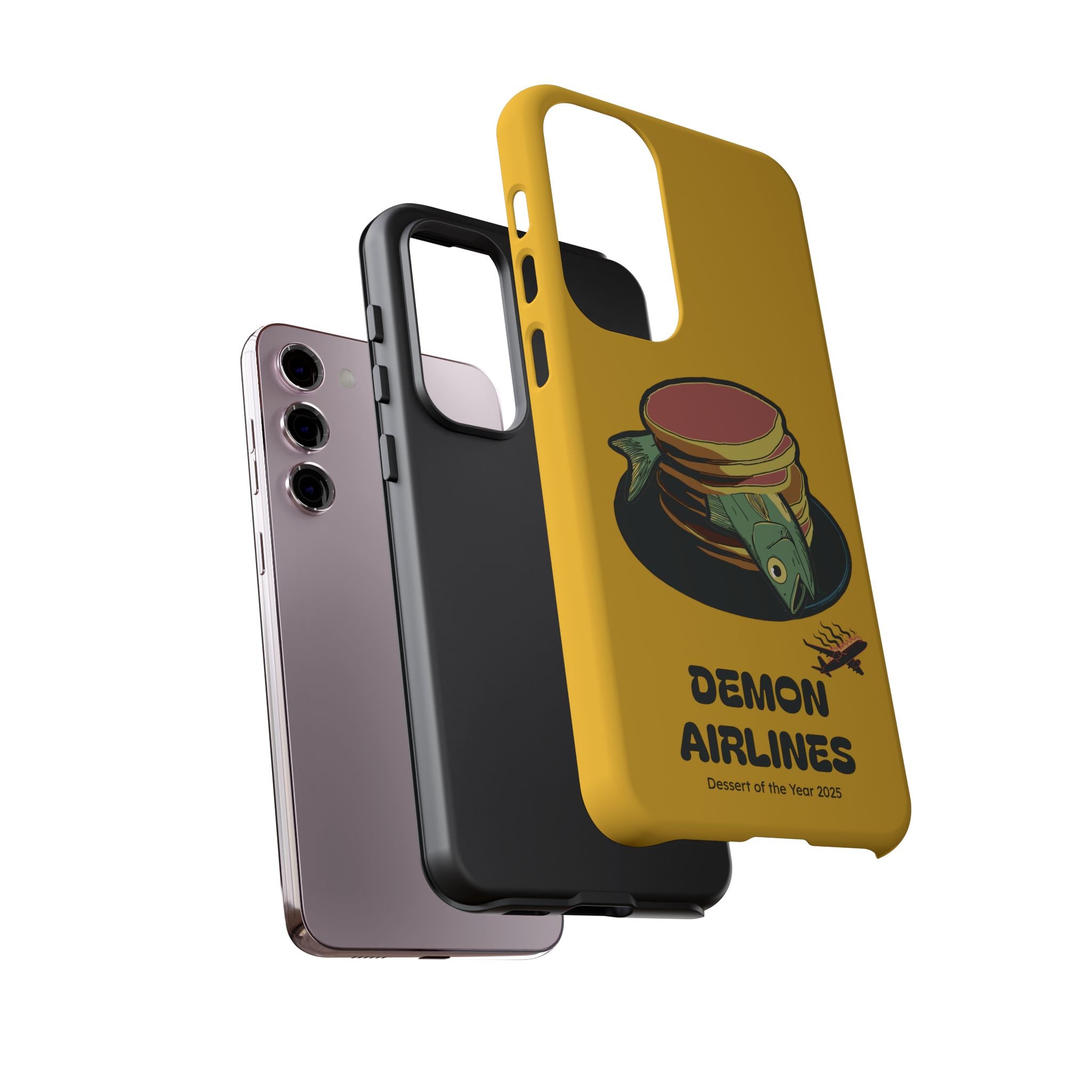 KPOP Style Fish Pancakes Yellow Smartphone Tough Cases