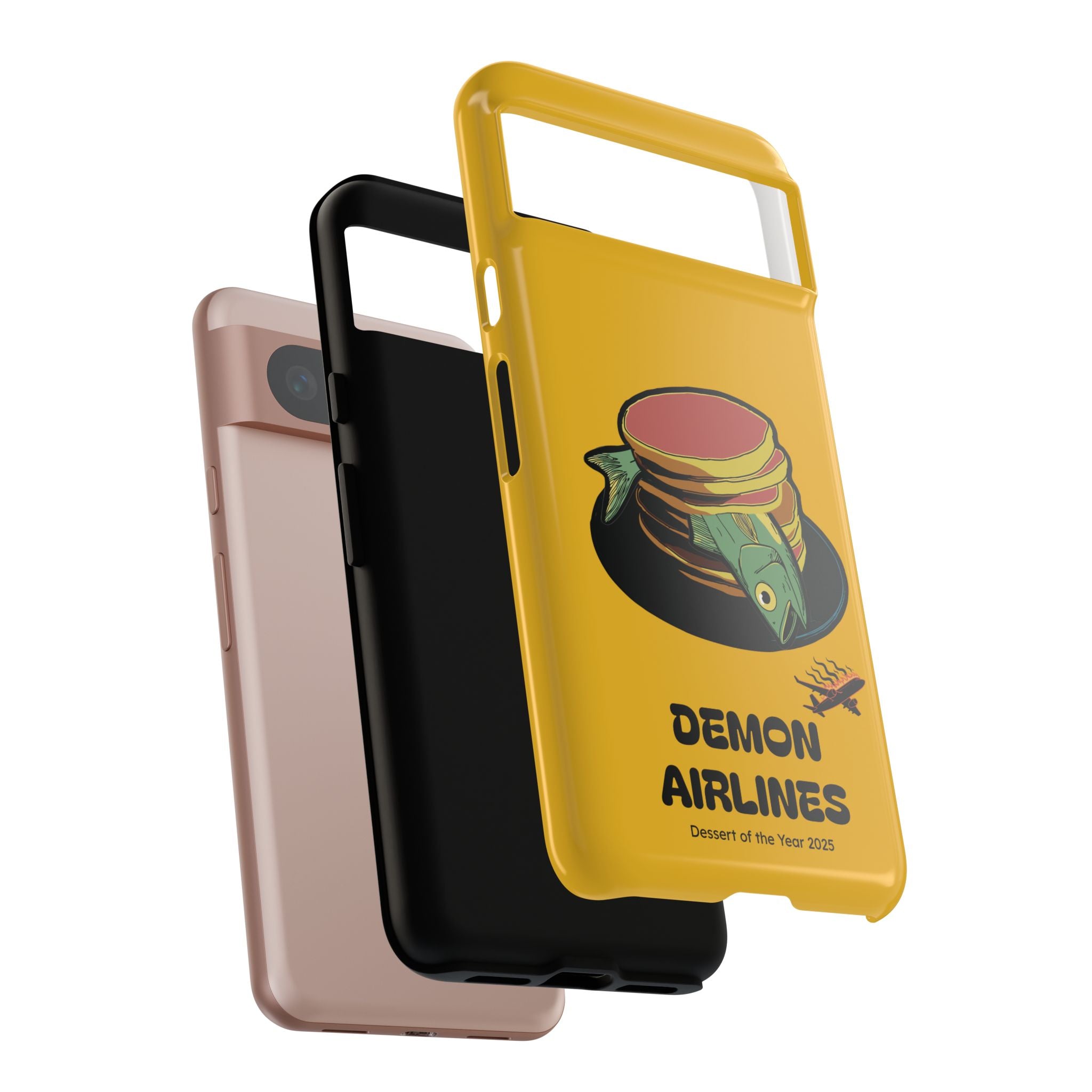 KPOP Style Fish Pancakes Yellow Smartphone Tough Cases