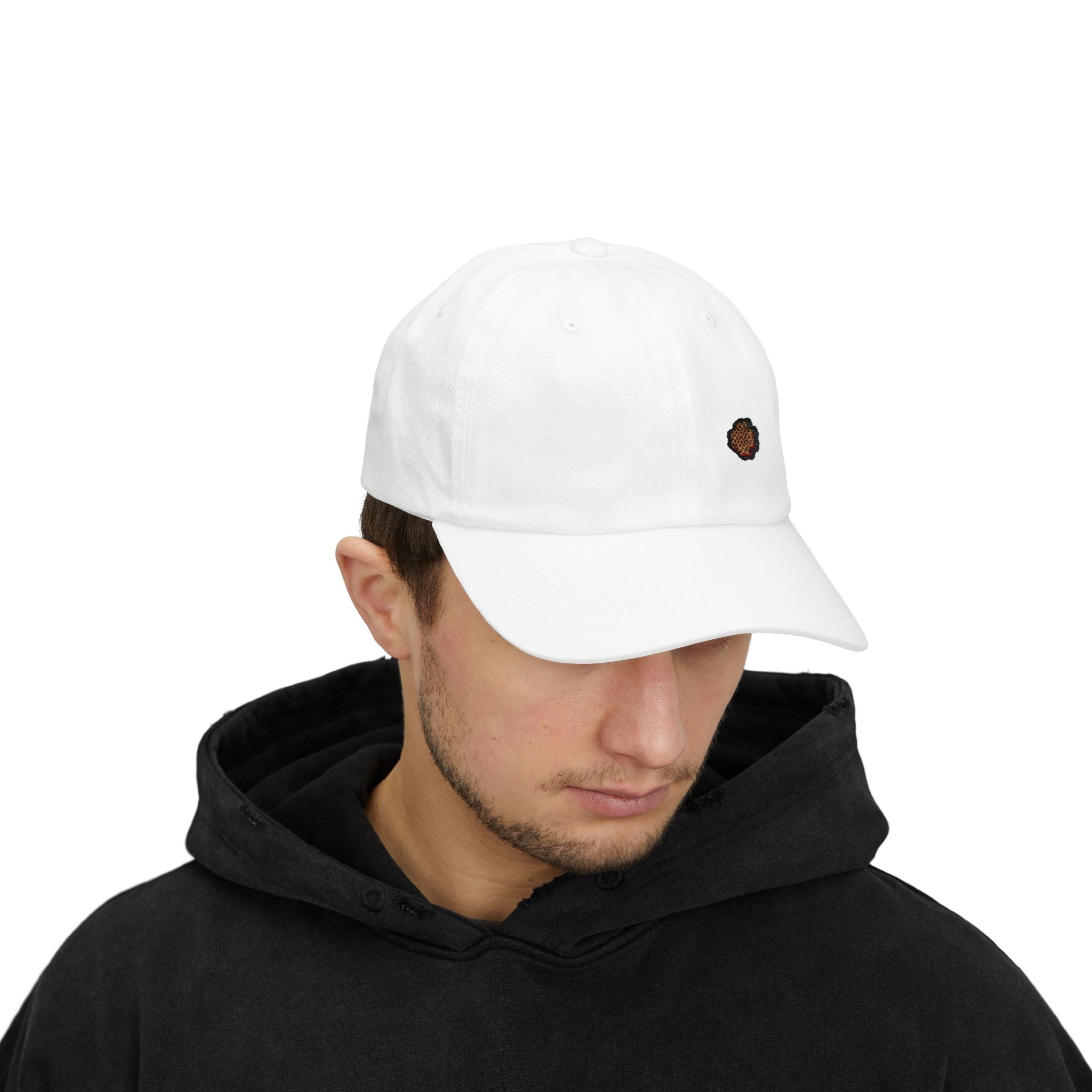 Mini Heart Waffle Style Classic Dad Cap (Embroidery)