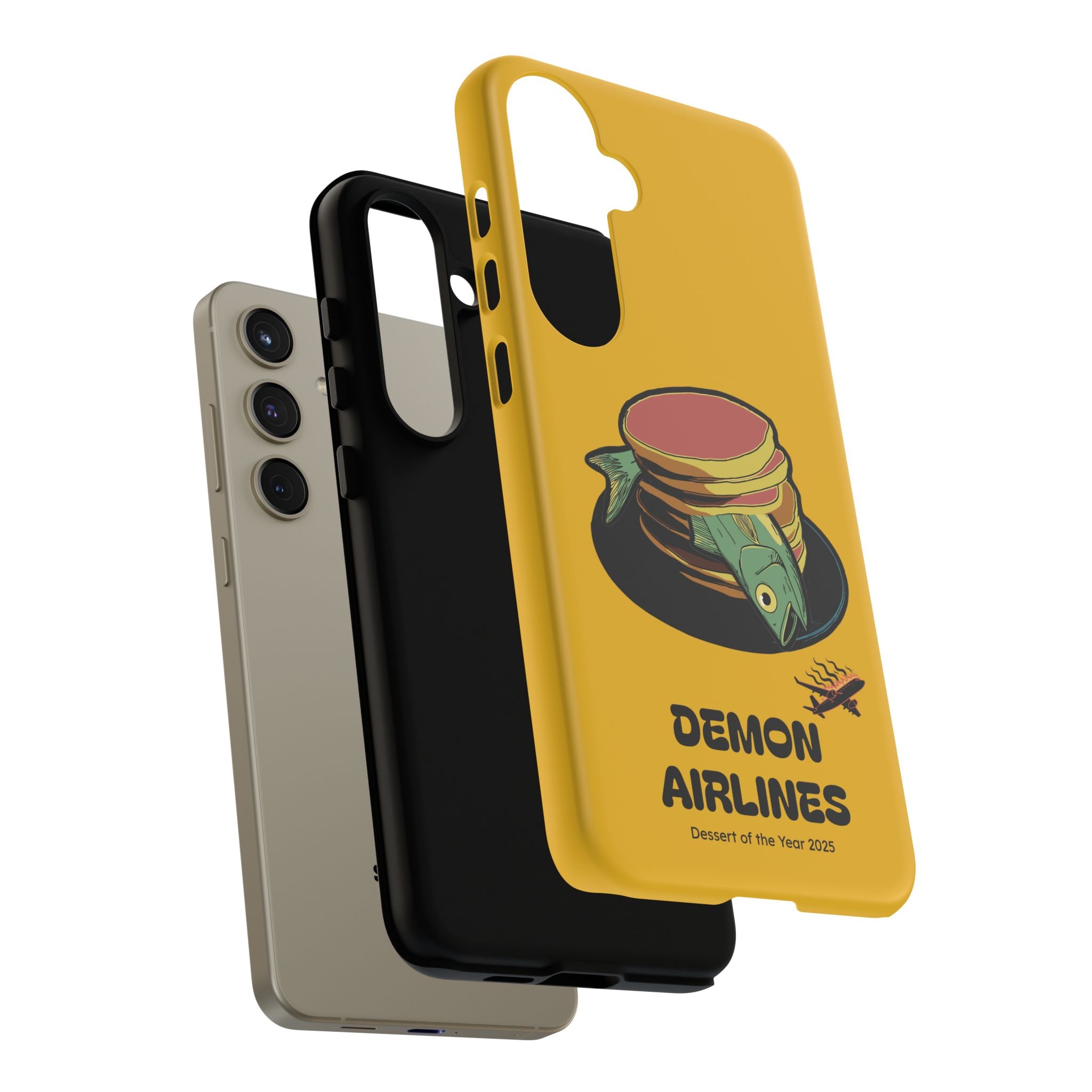 KPOP Style Fish Pancakes Yellow Smartphone Tough Cases