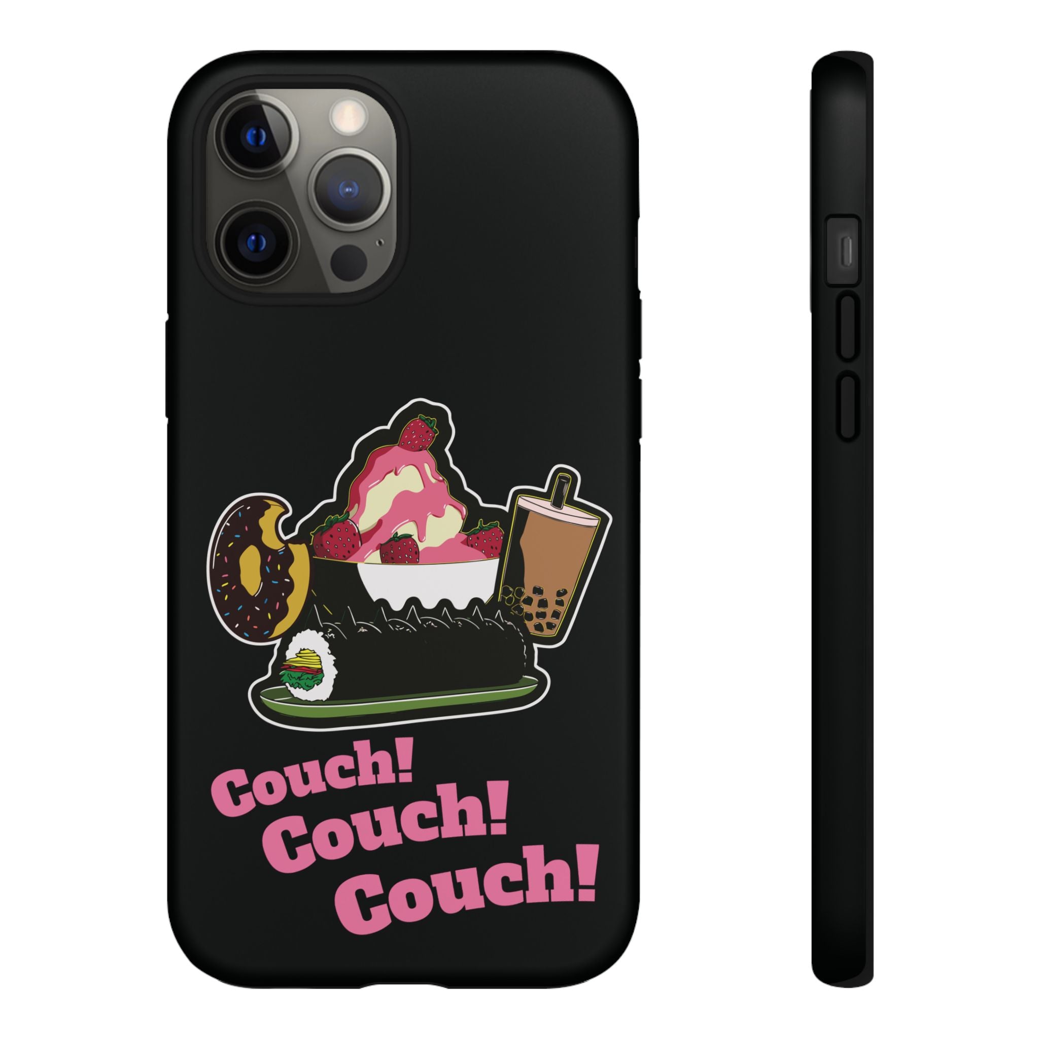 KPOP Style Black Couch Couch Couch Smartphone Tough Cases