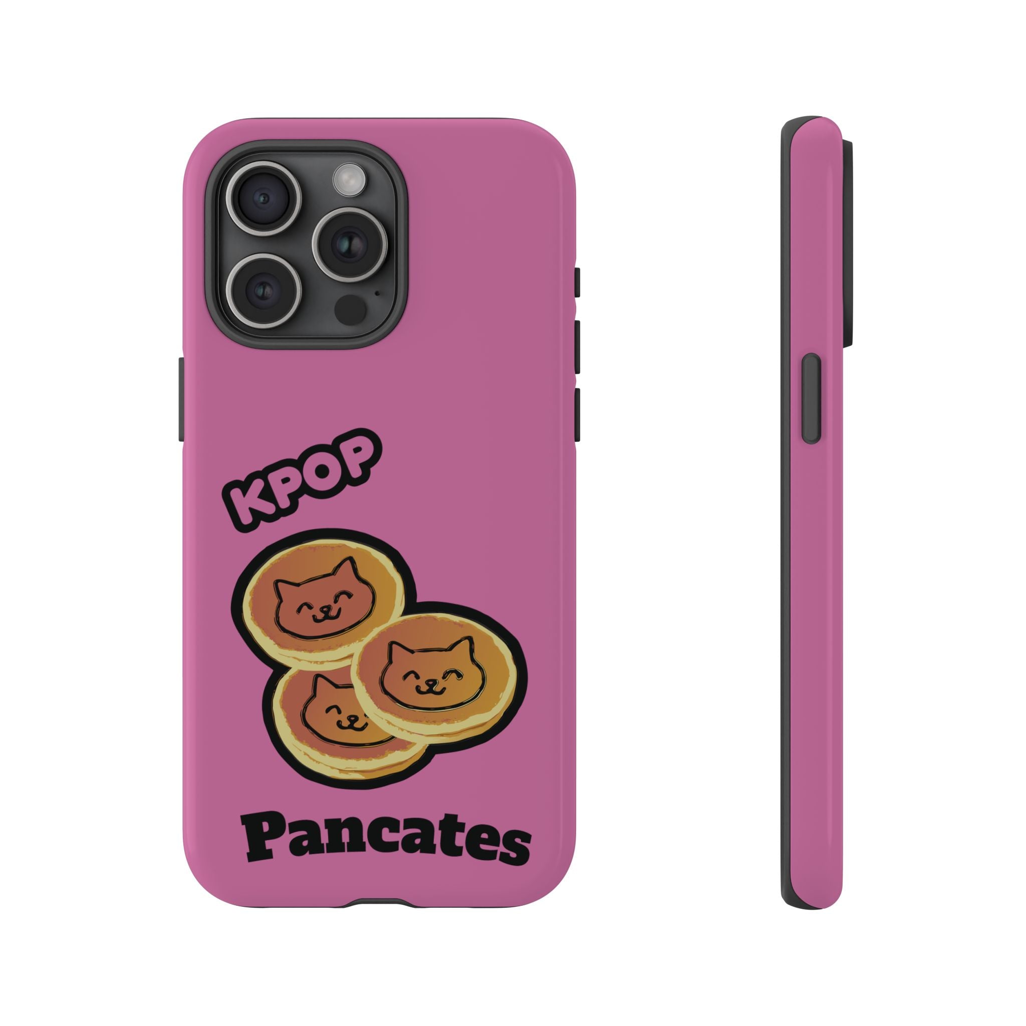 KPOP Style Pancates Pink Smartphone Tough Cases