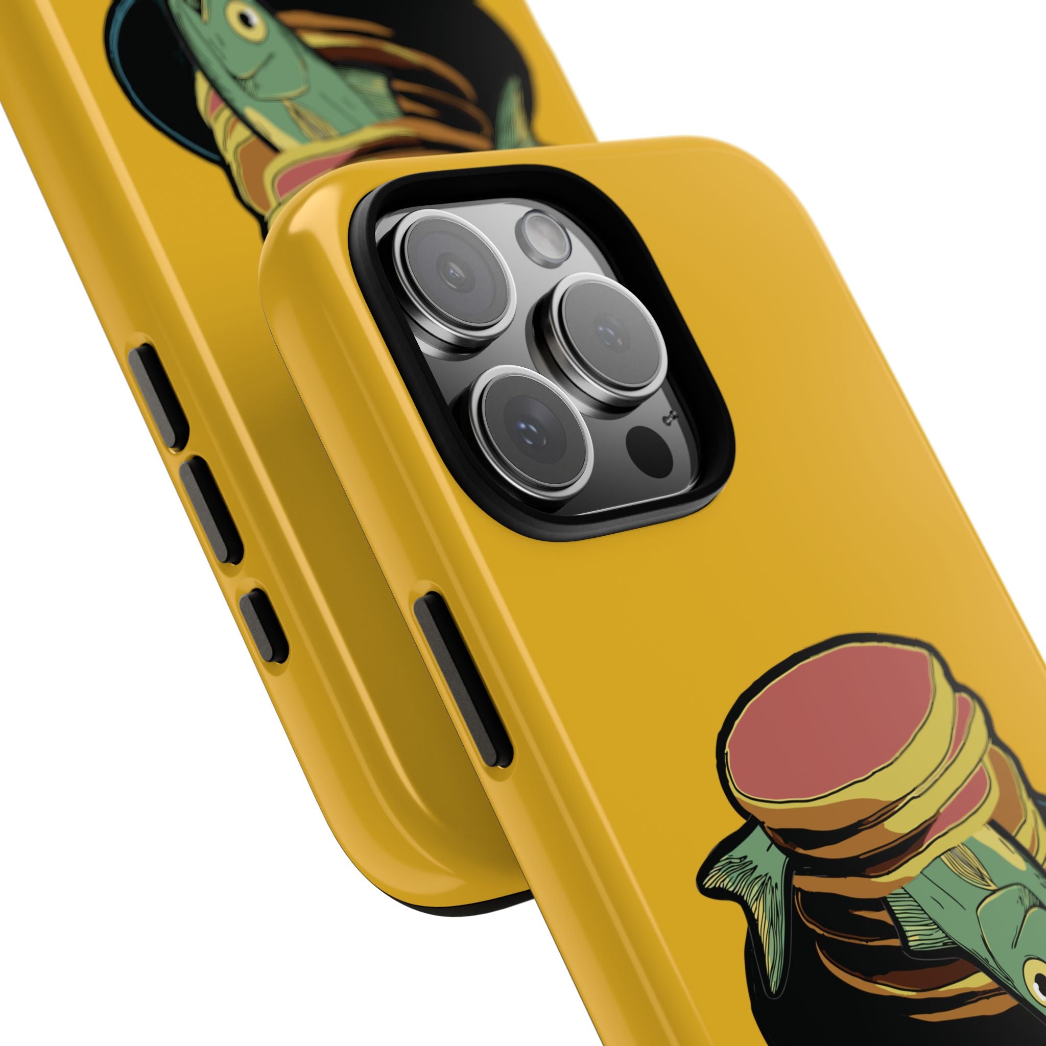 KPOP Style Fish Pancakes Yellow Smartphone Tough Cases
