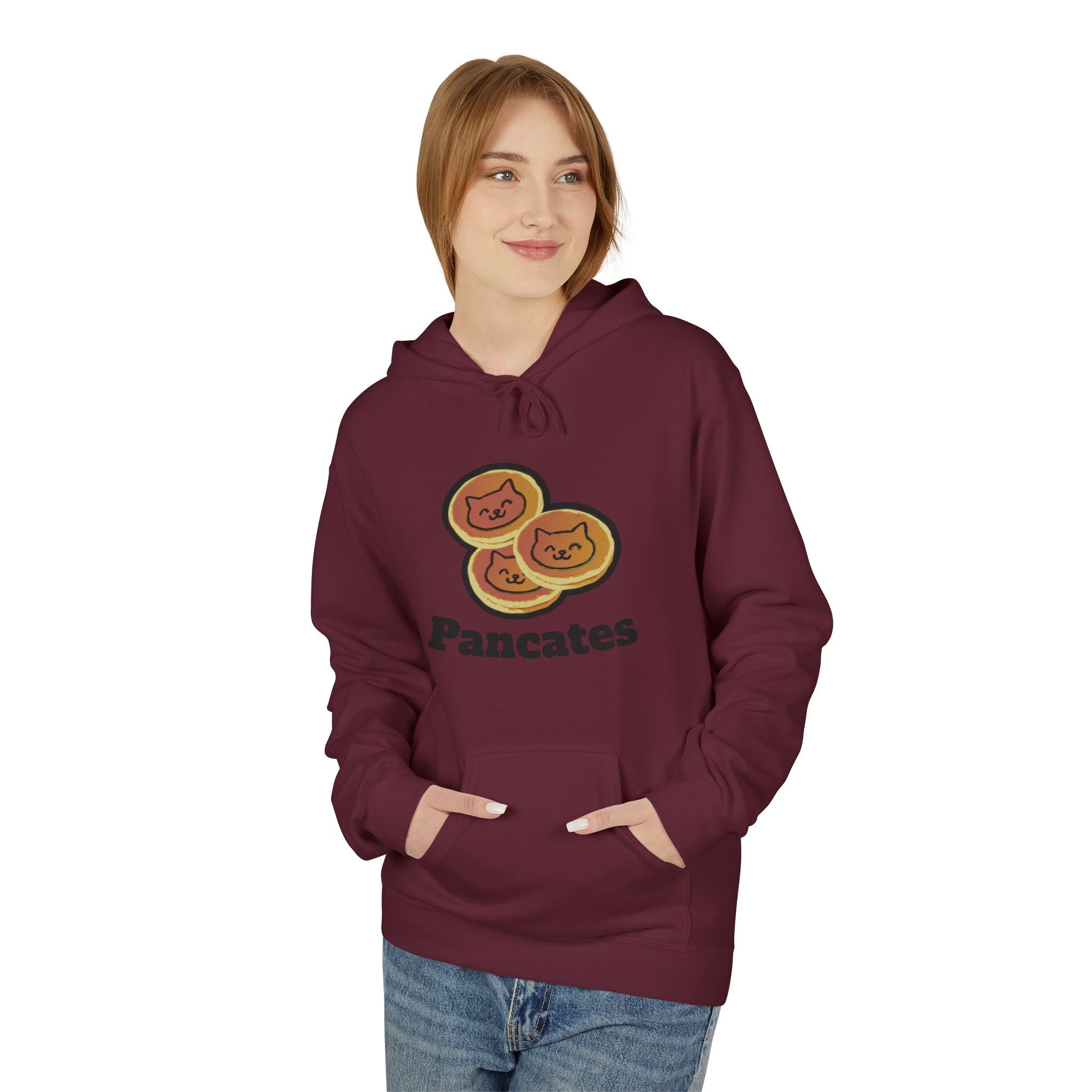 Pancates Style Unisex Midweight Softstyle Fleece Hoodie