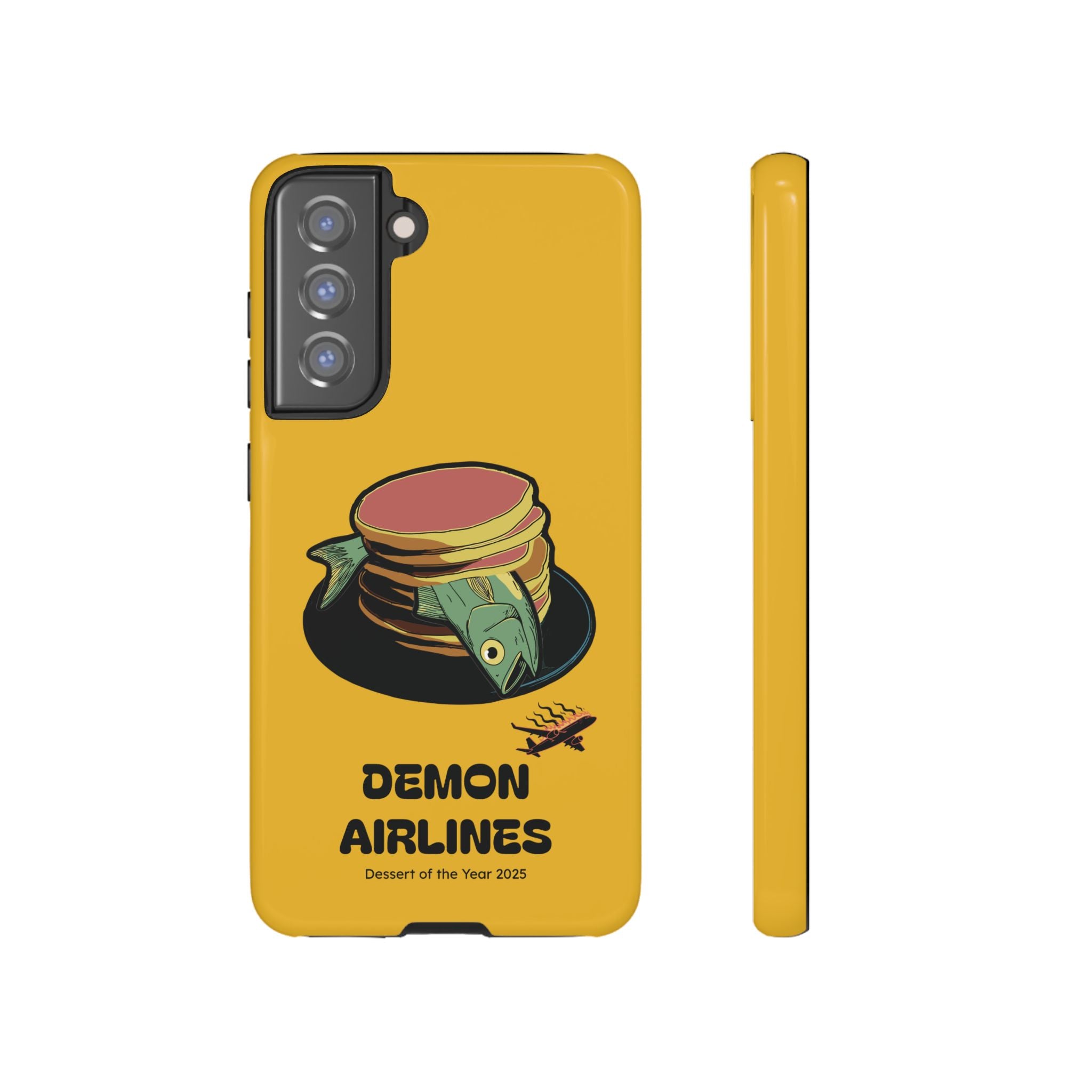 KPOP Style Fish Pancakes Yellow Smartphone Tough Cases