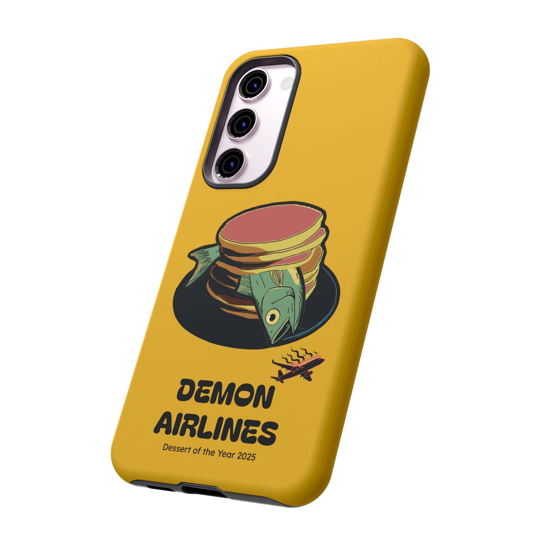 KPOP Style Fish Pancakes Yellow Smartphone Tough Cases