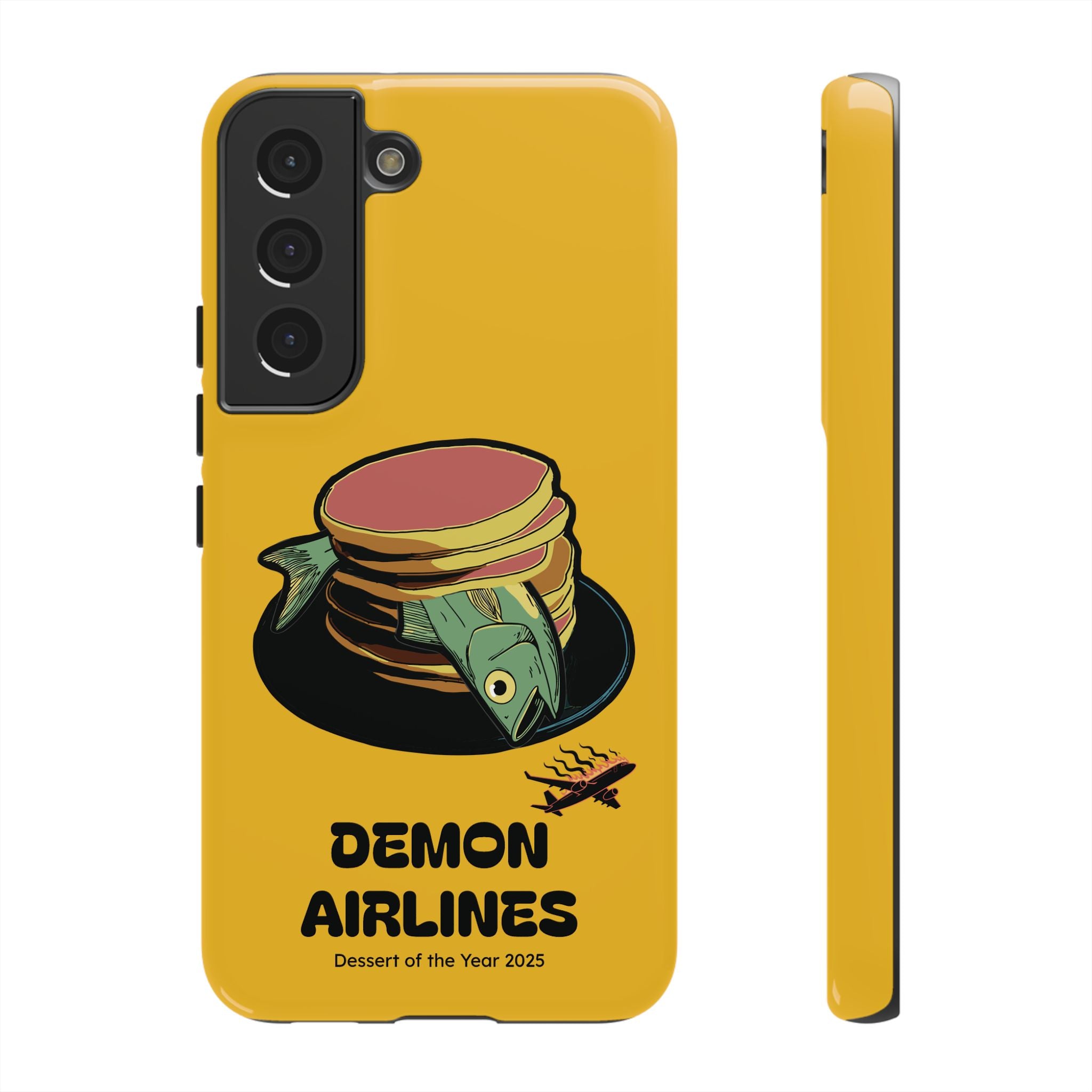 KPOP Style Fish Pancakes Yellow Smartphone Tough Cases
