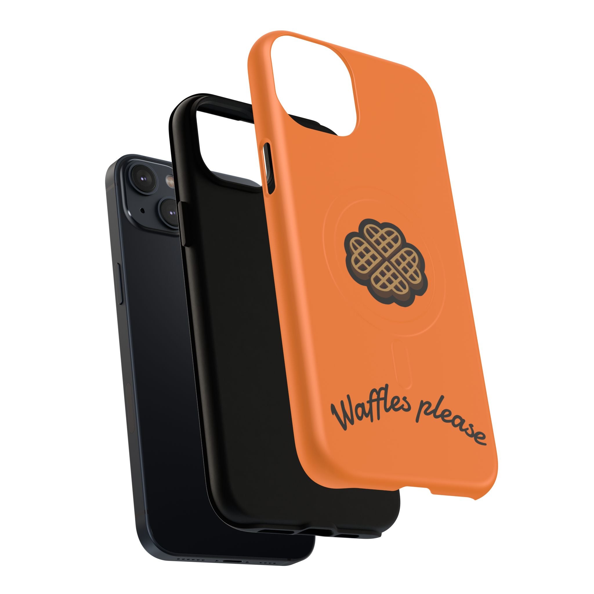 Heart Waffles Style Tough Magnetic Cases