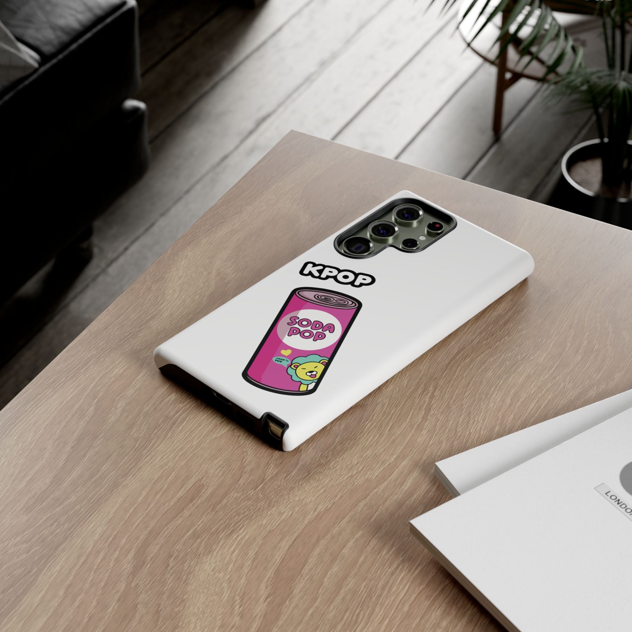 KPOP Style Soda Pop White Smartphone Tough Cases