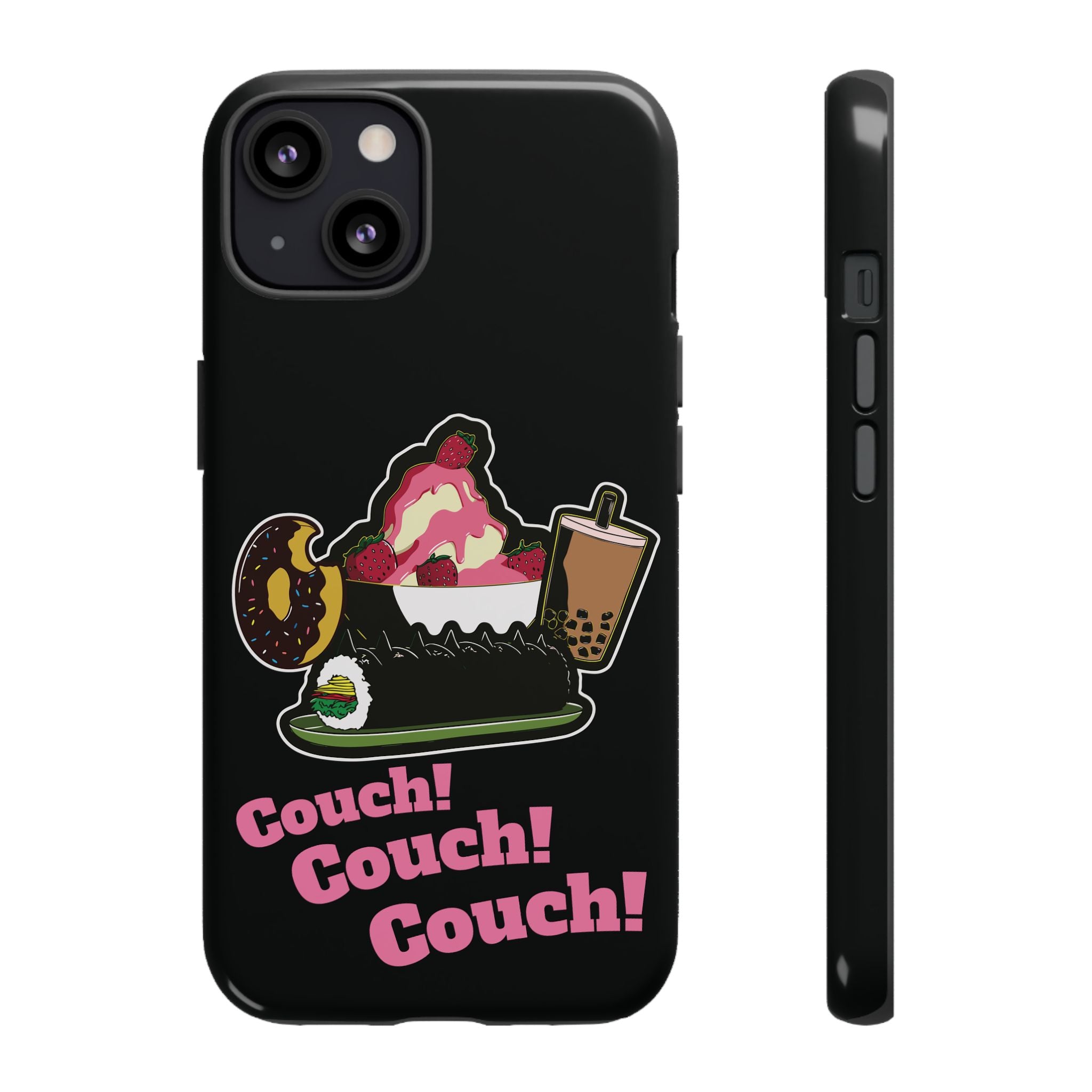KPOP Style Black Couch Couch Couch Smartphone Tough Cases