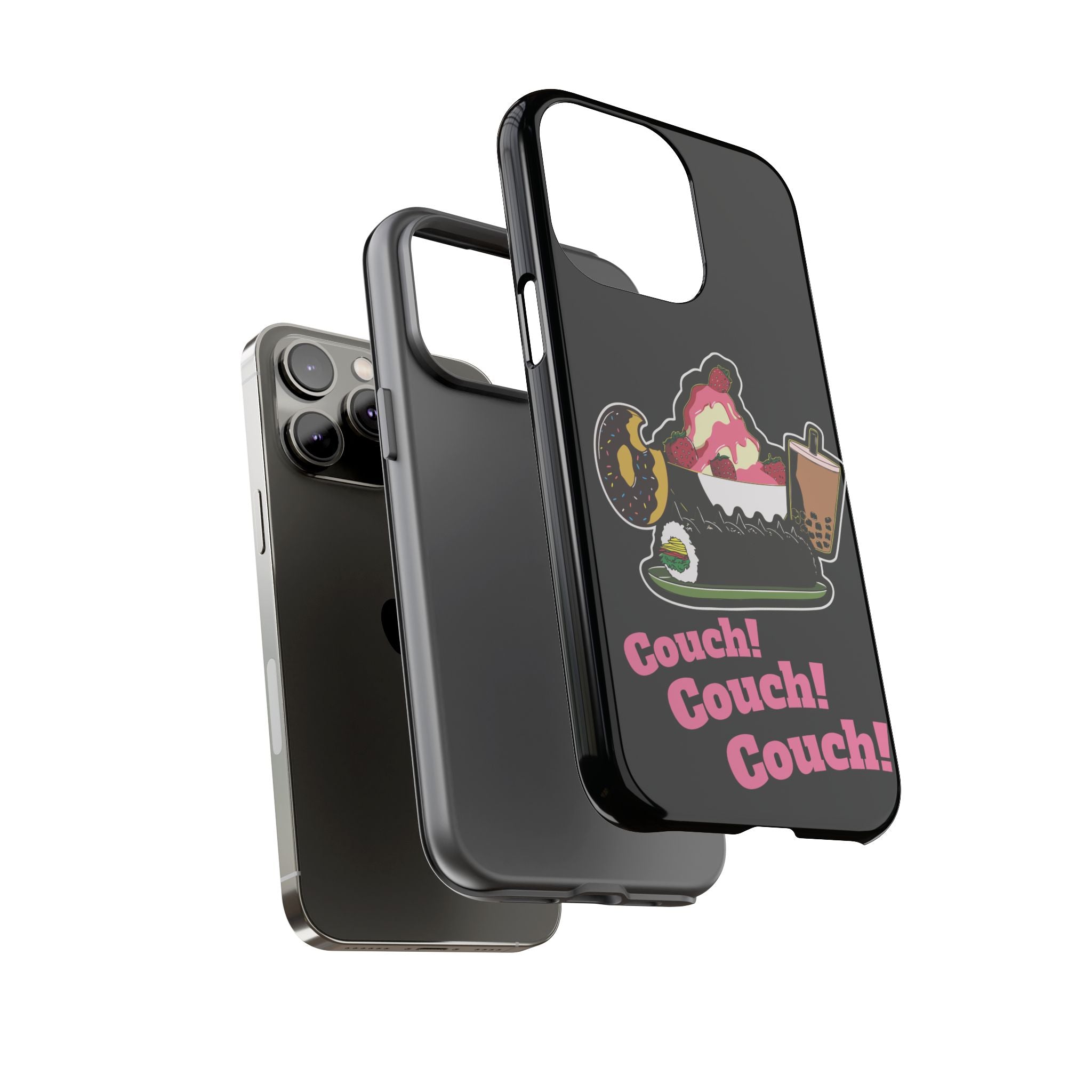 KPOP Style Black Couch Couch Couch Smartphone Tough Cases