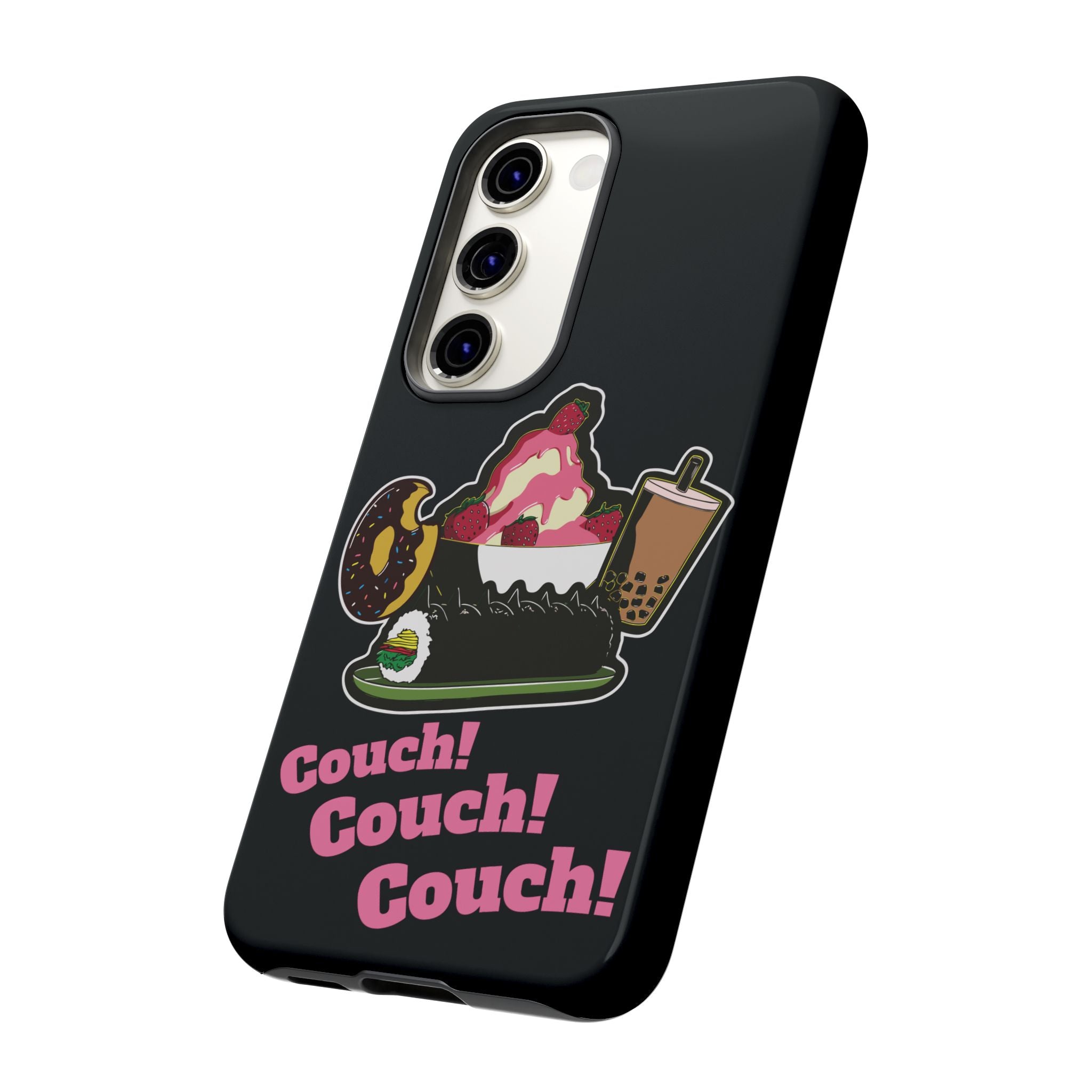 KPOP Style Black Couch Couch Couch Smartphone Tough Cases