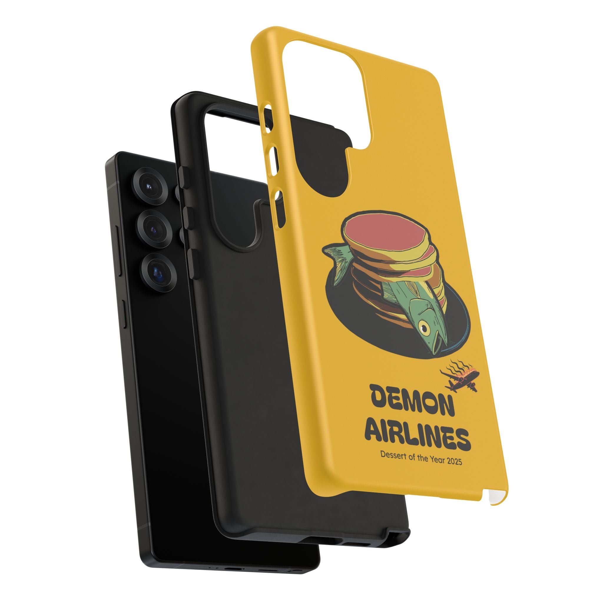 KPOP Style Fish Pancakes Yellow Smartphone Tough Cases