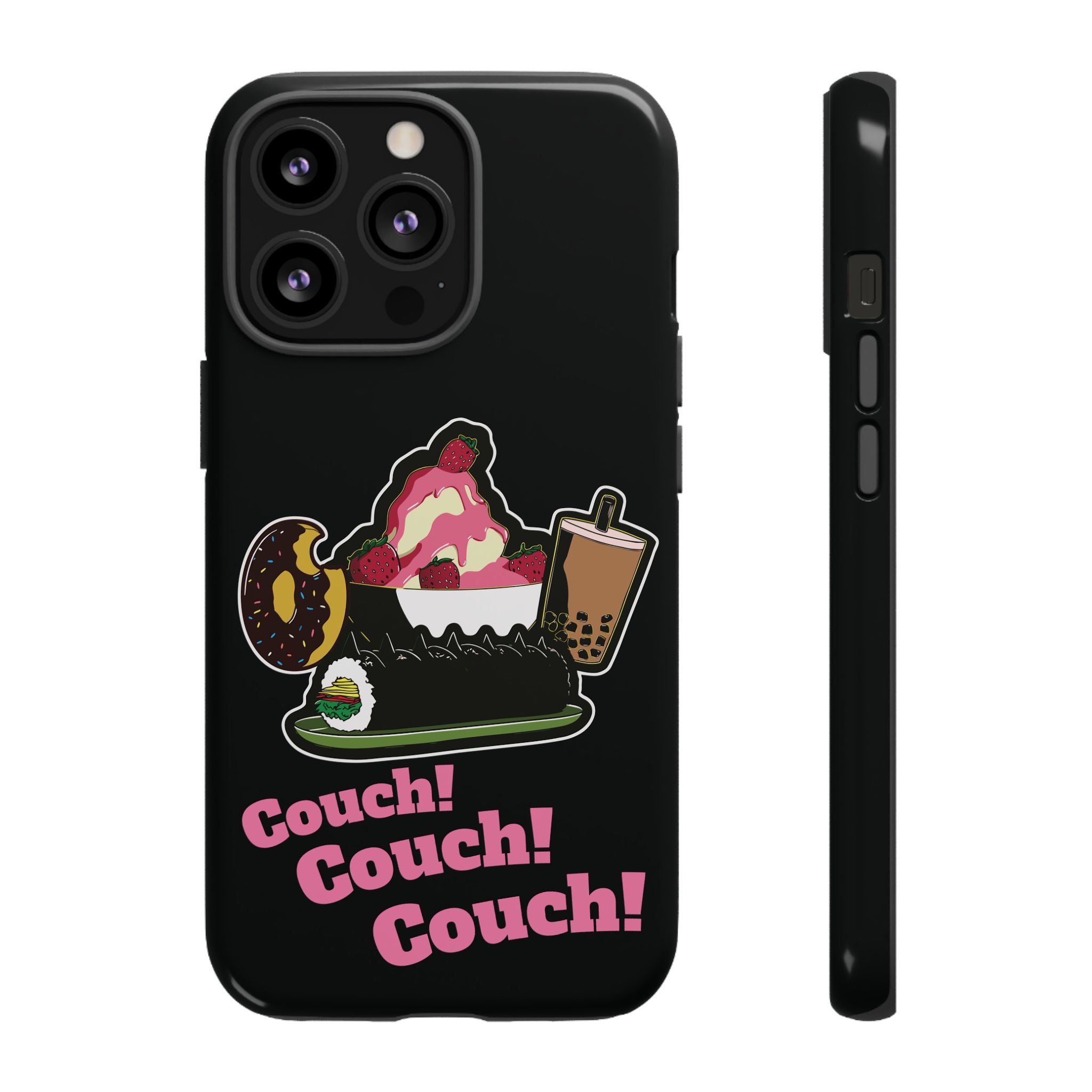 KPOP Style Black Couch Couch Couch Smartphone Tough Cases