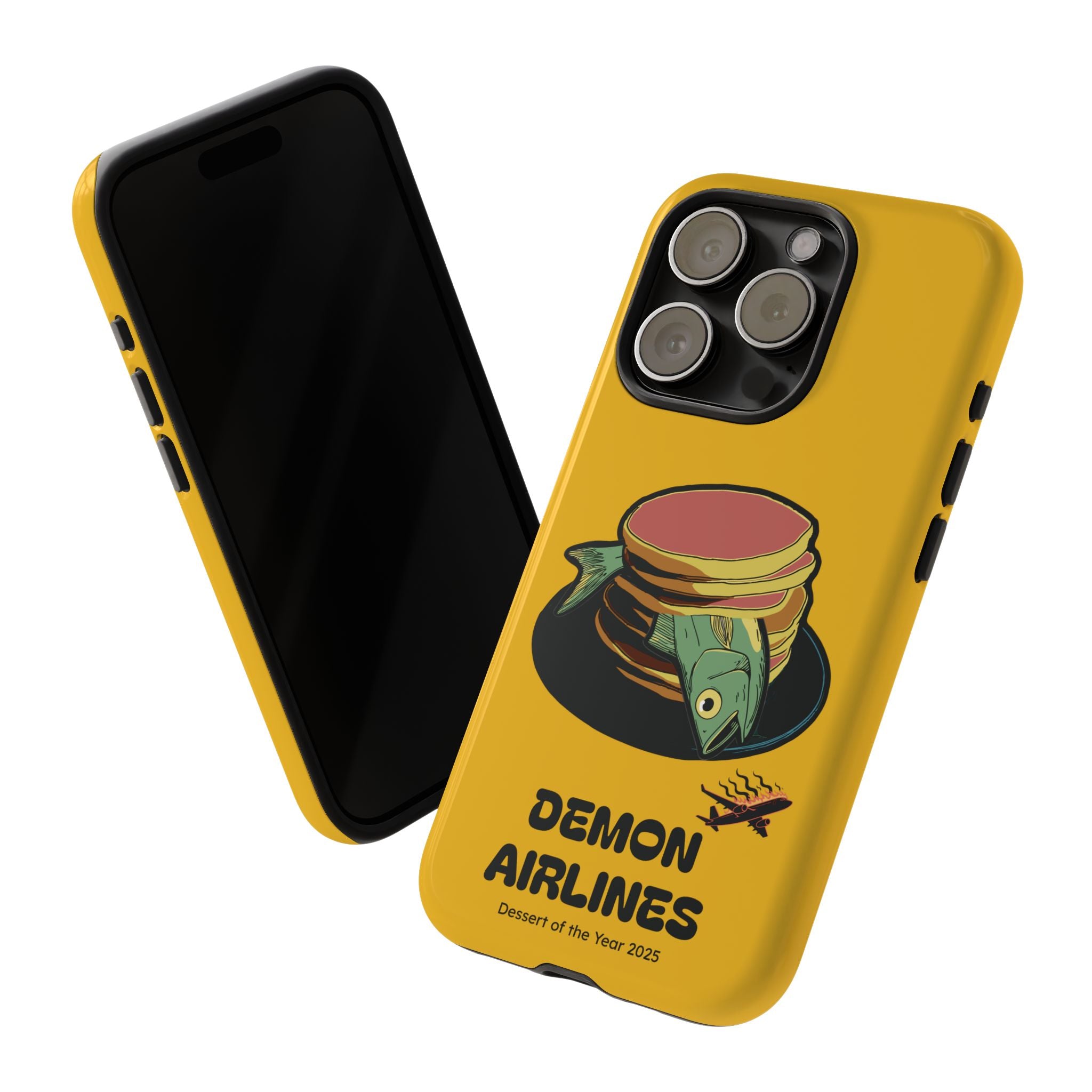 KPOP Style Fish Pancakes Yellow Smartphone Tough Cases