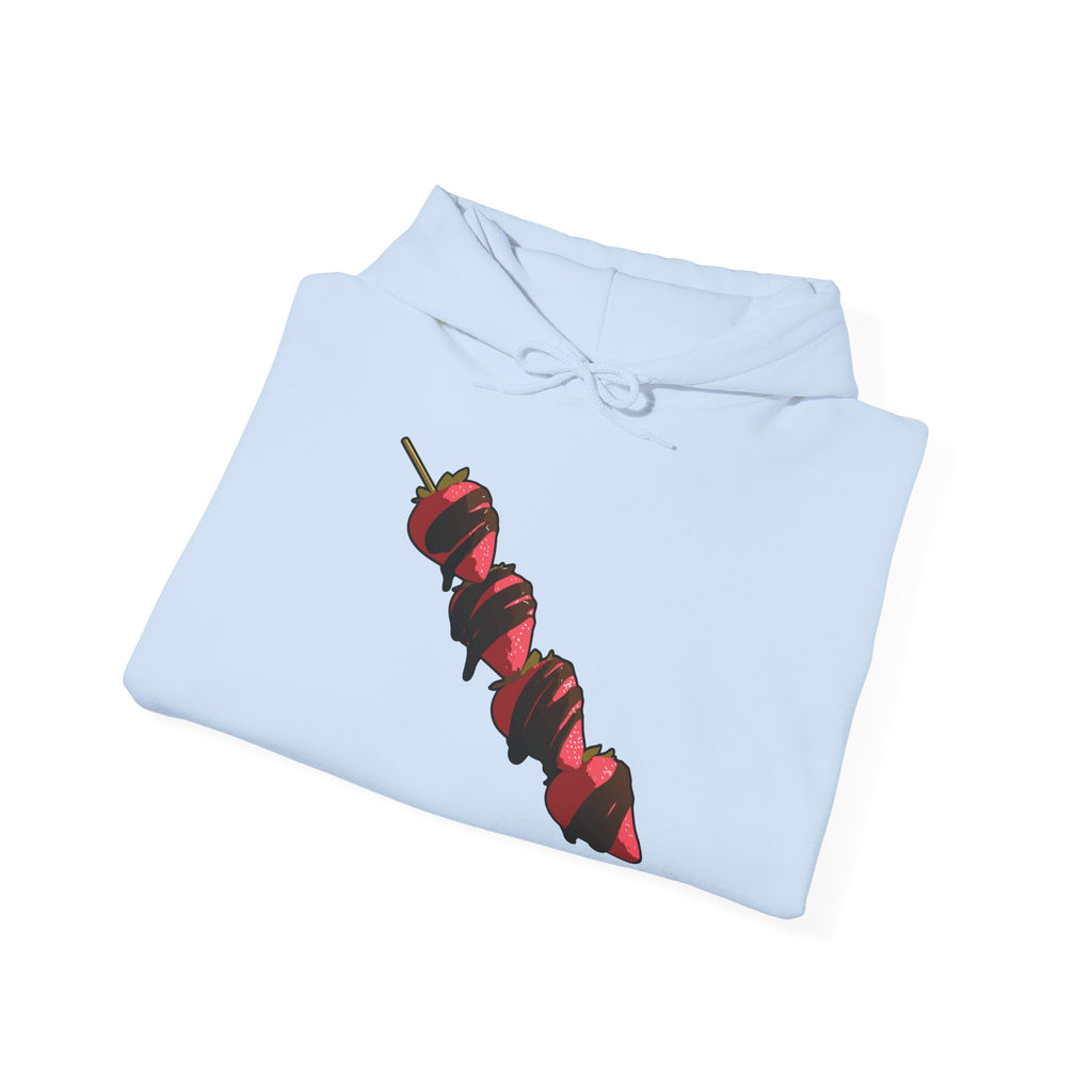 Erdbeer Fruchtspieß / Strawberry Fruit Skewer Style Unisex Heavy Blend™ Hooded Sweatshirt