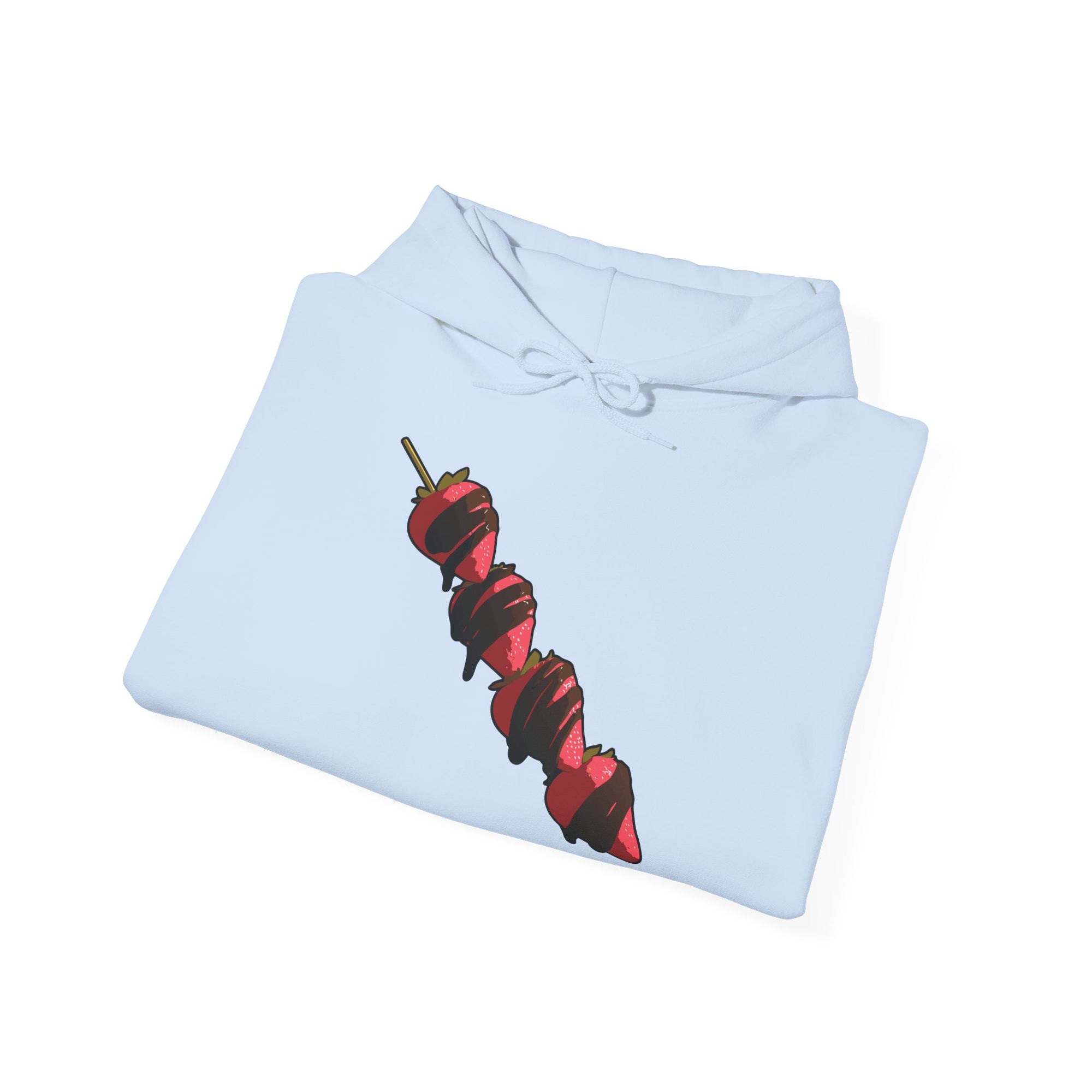 Erdbeer Fruchtspieß / Strawberry Fruit Skewer Style Unisex Heavy Blend™ Hooded Sweatshirt