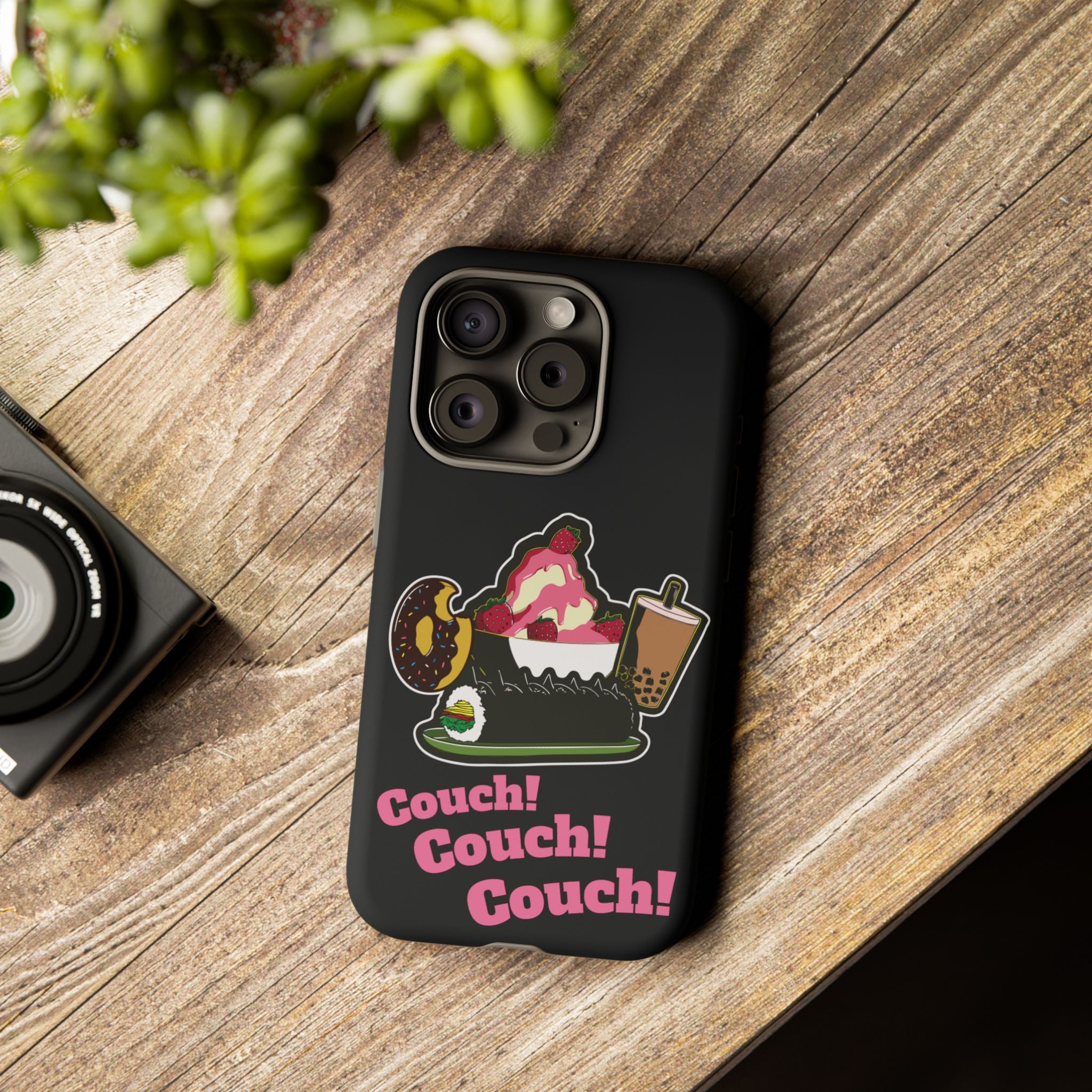 KPOP Style Black Couch Couch Couch Smartphone Tough Cases
