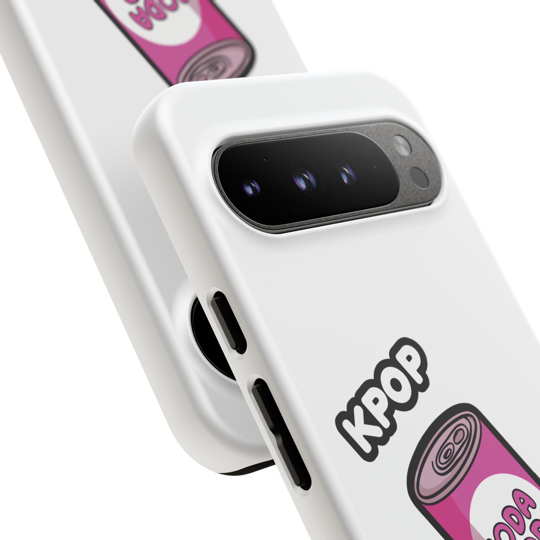 KPOP Style Soda Pop White Smartphone Tough Cases