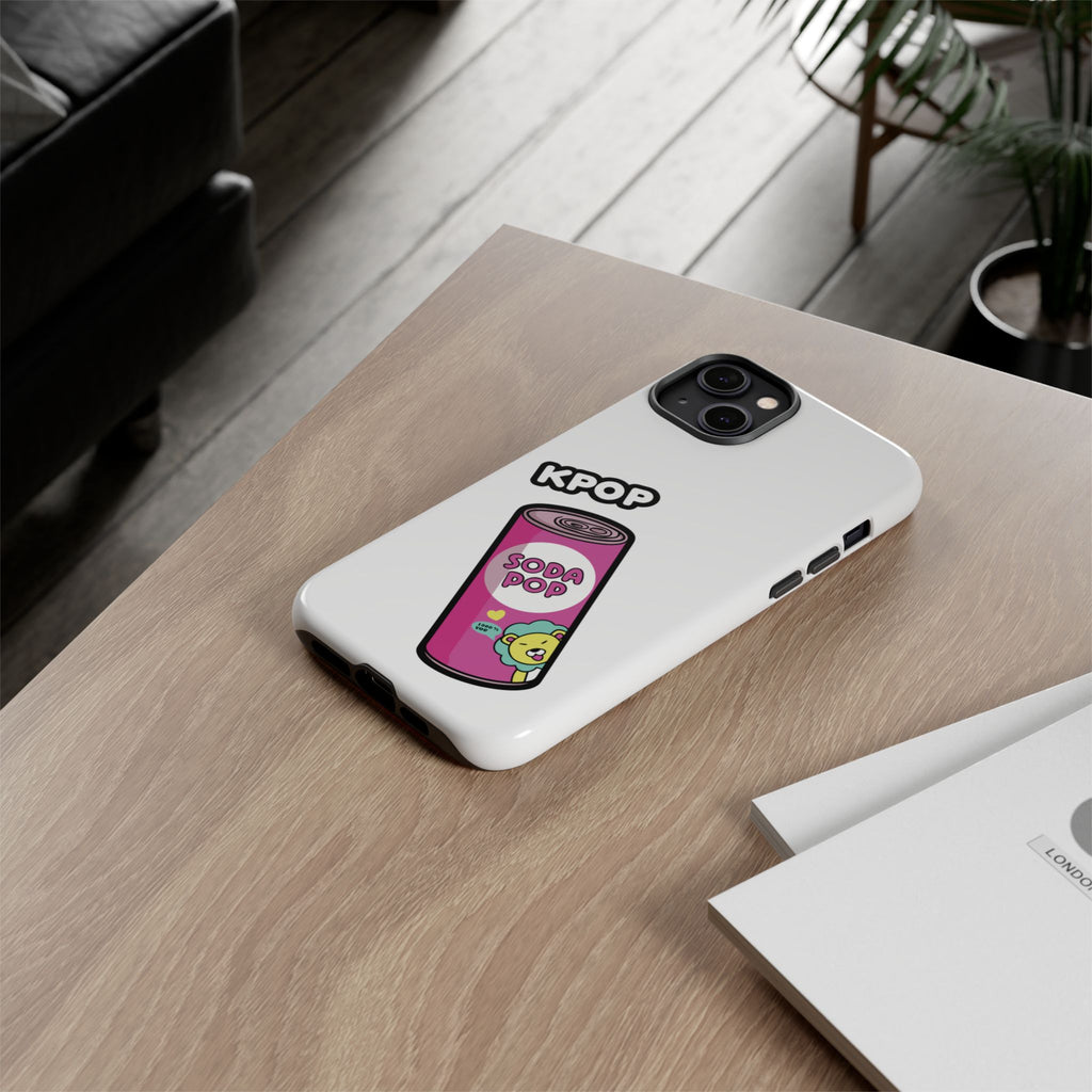 KPOP Style Soda Pop White Smartphone Tough Cases