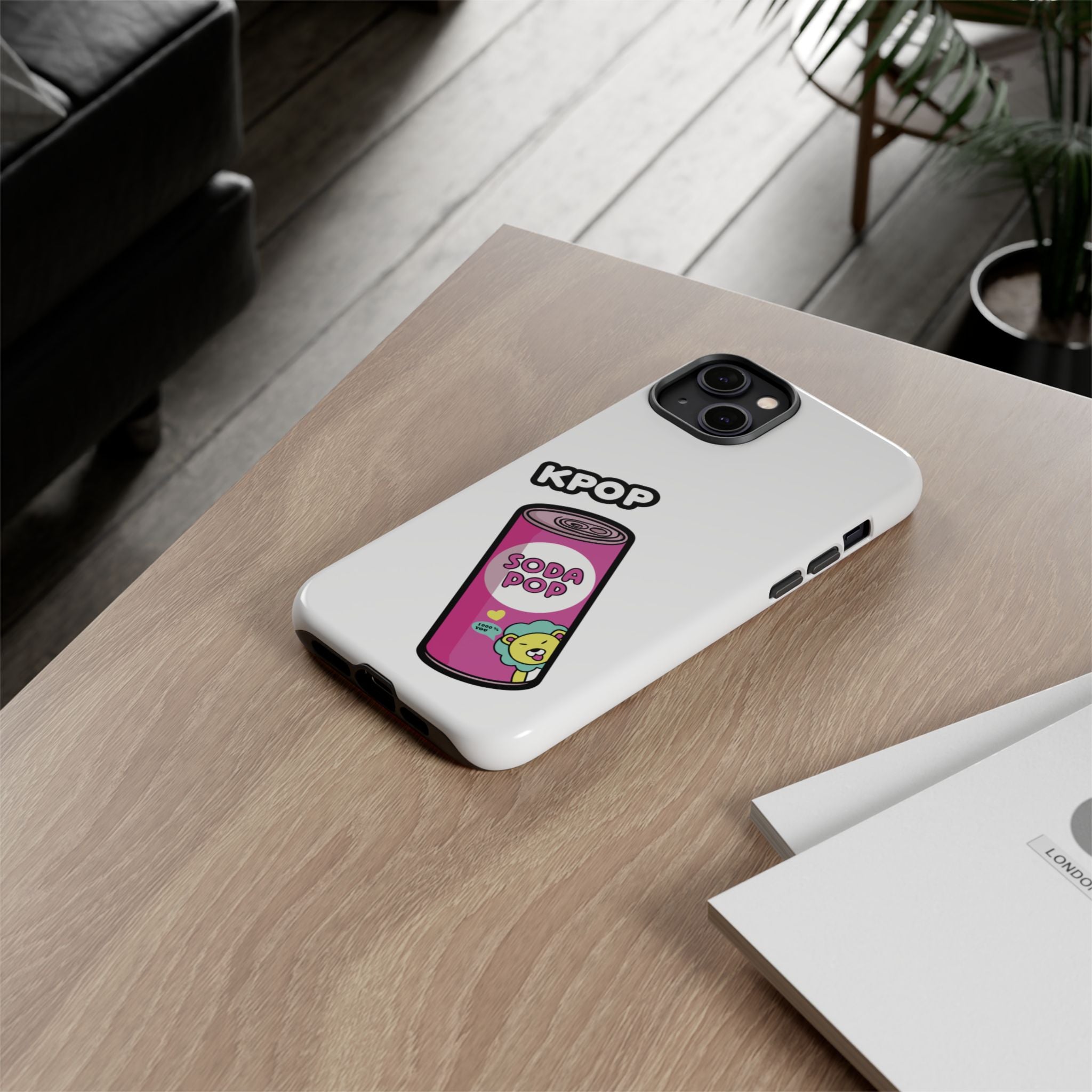 KPOP Style Soda Pop White Smartphone Tough Cases