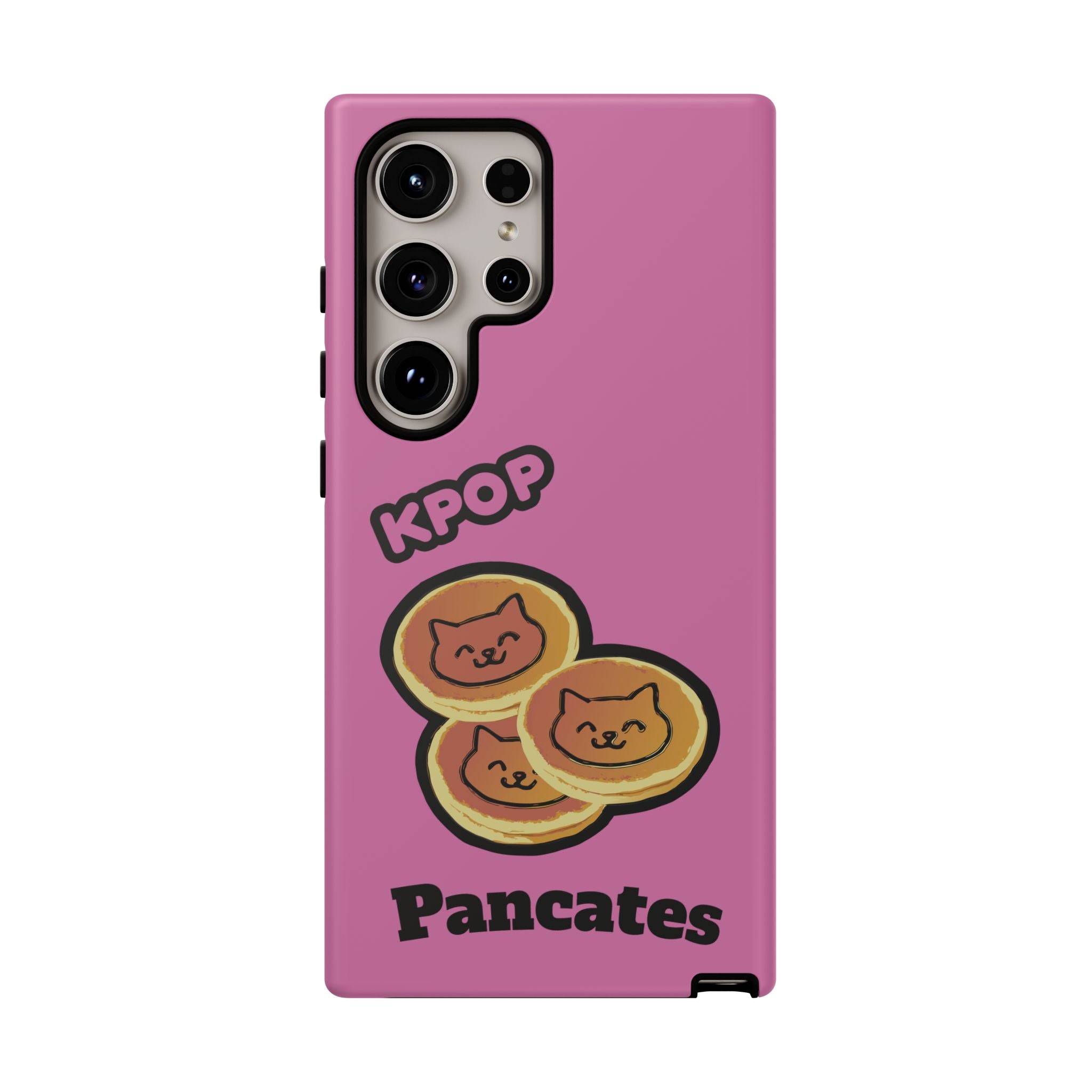 KPOP Style Pancates Pink Smartphone Tough Cases