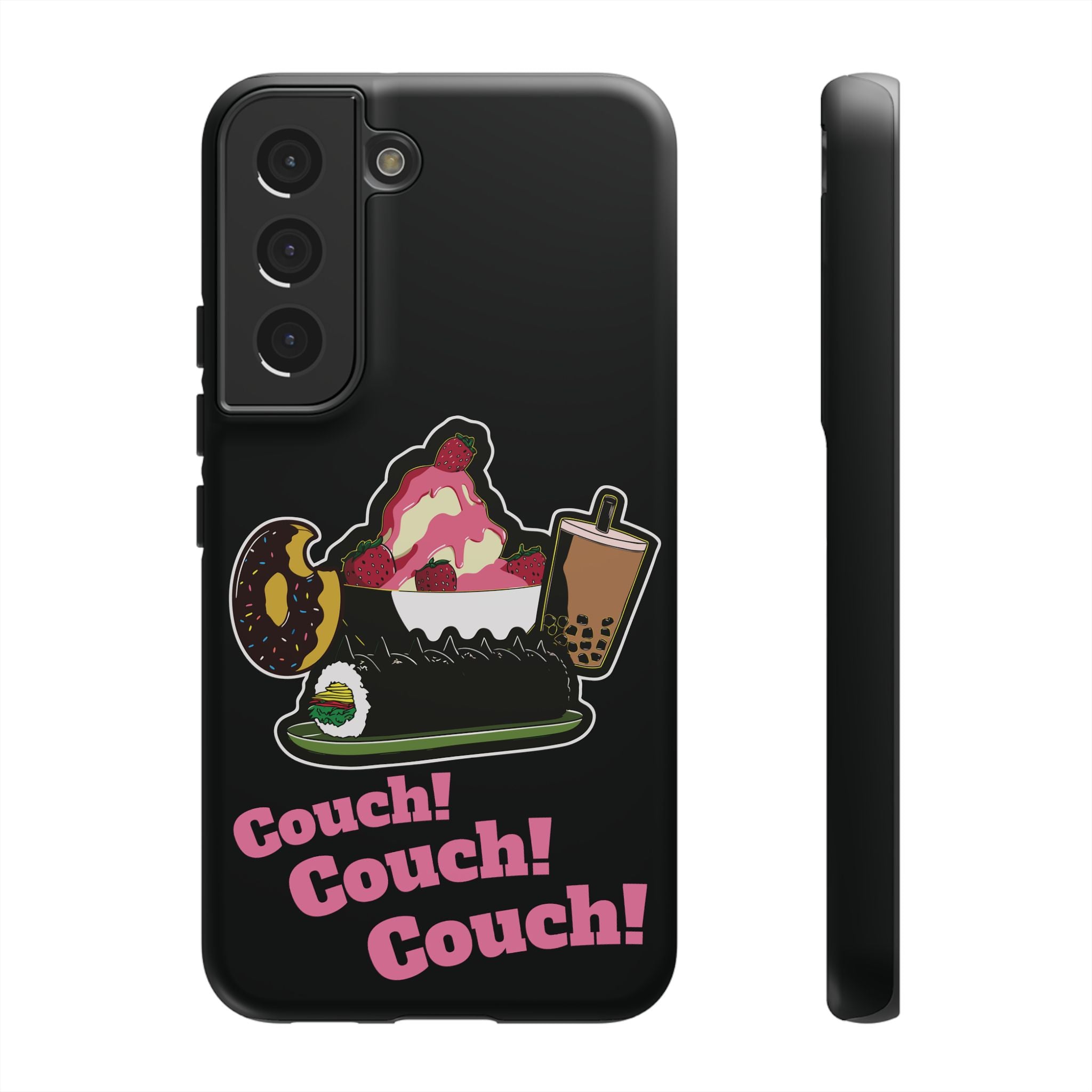KPOP Style Black Couch Couch Couch Smartphone Tough Cases
