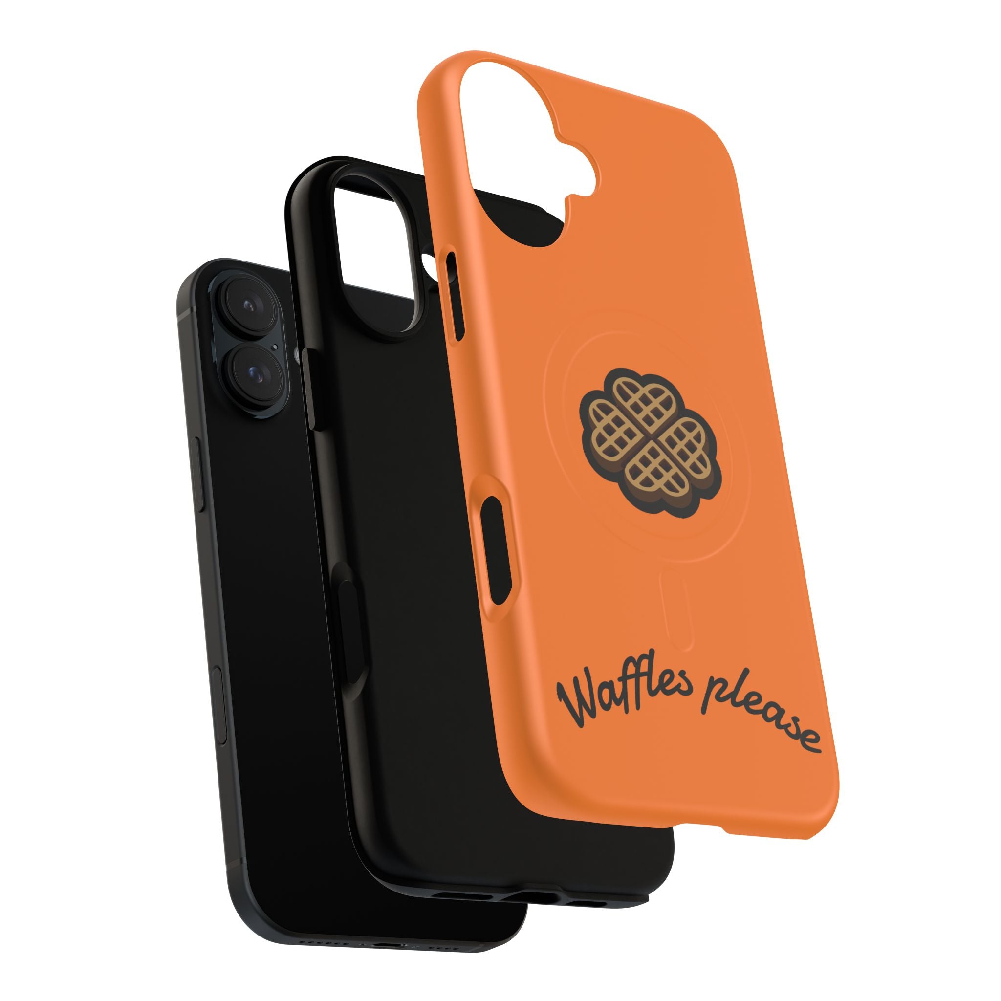 Heart Waffles Style Tough Magnetic Cases
