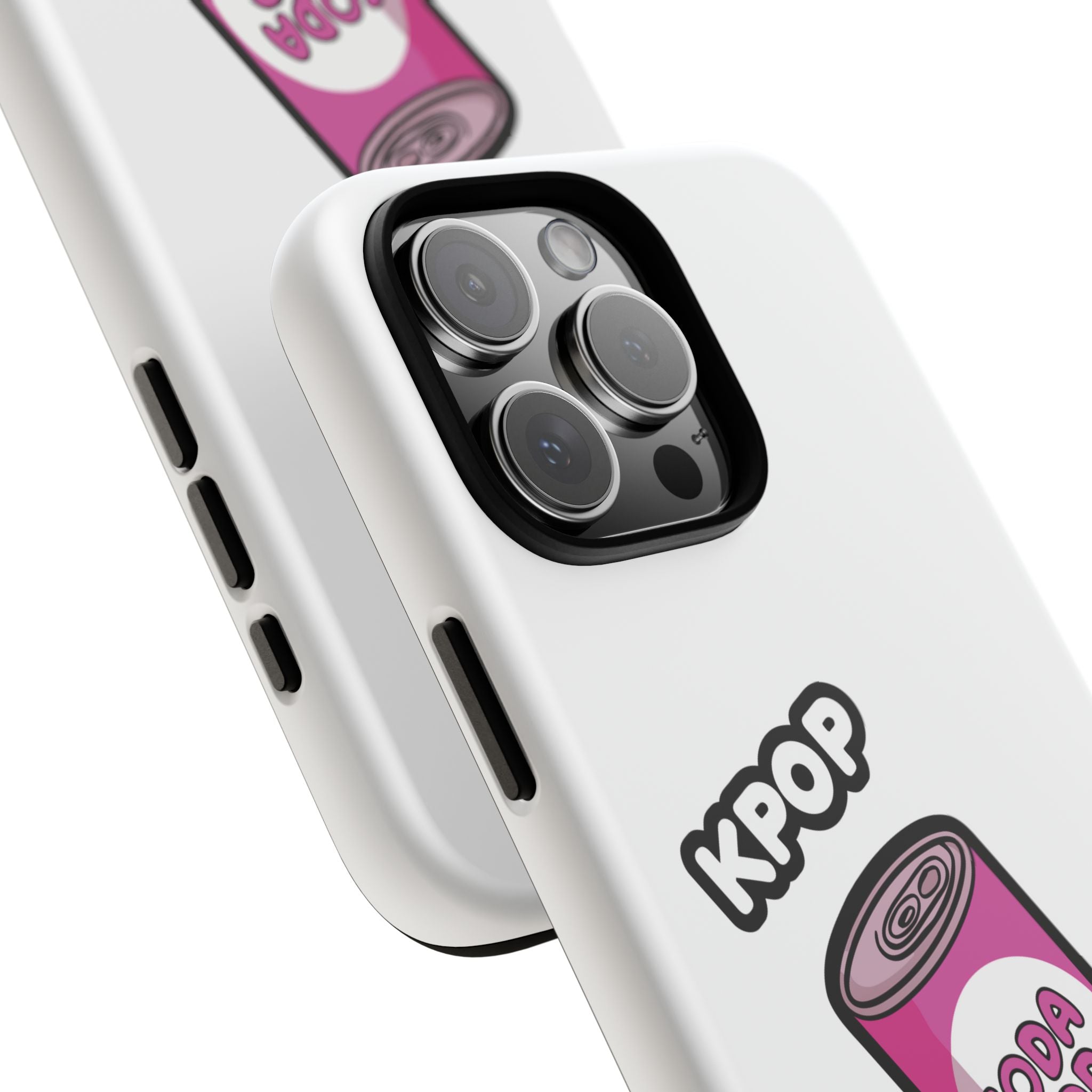 KPOP Style Soda Pop White Smartphone Tough Cases