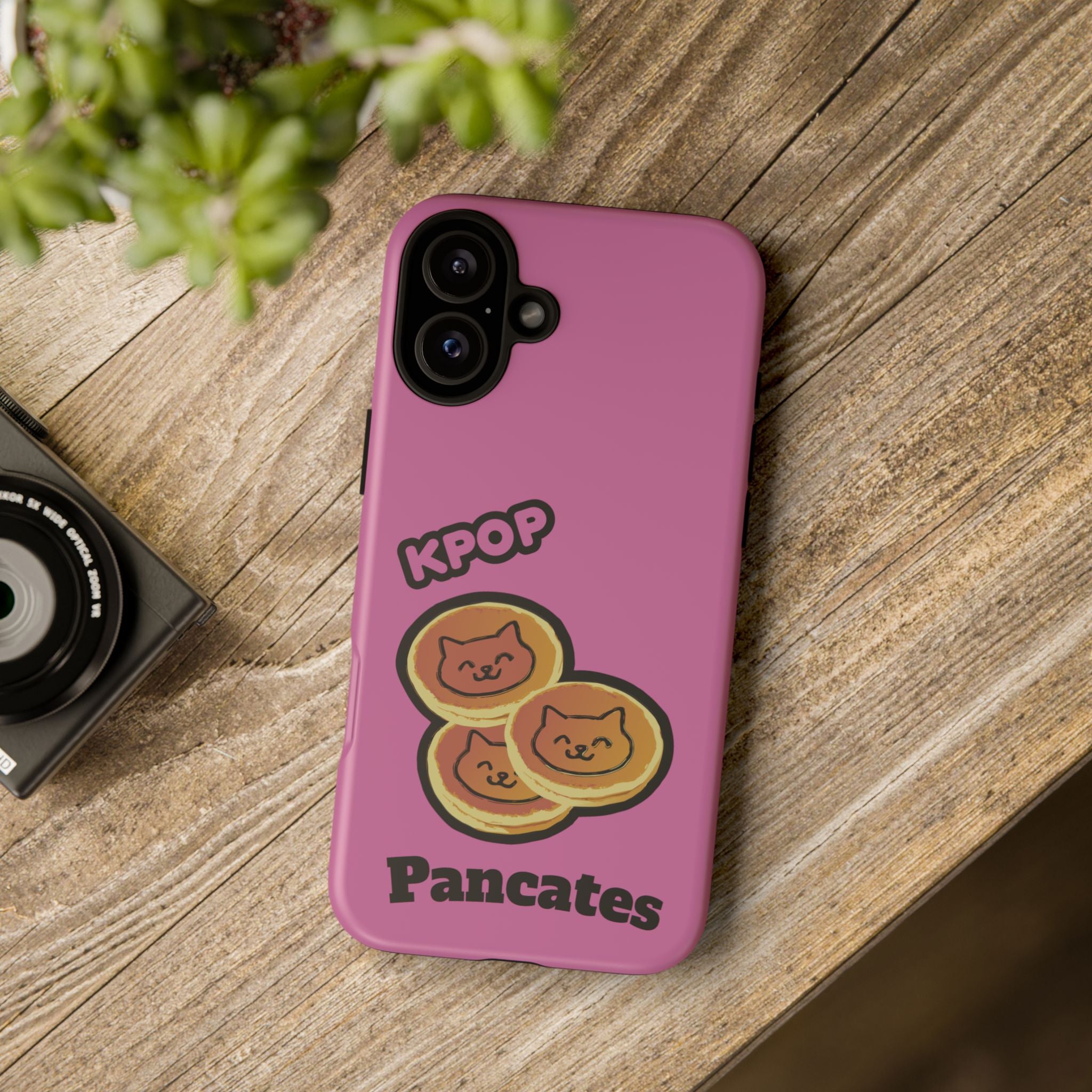 KPOP Style Pancates Pink Smartphone Tough Cases