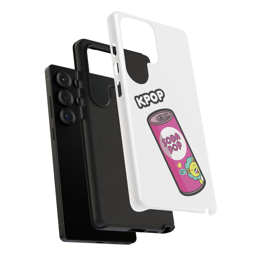 KPOP Style Soda Pop White Smartphone Tough Cases
