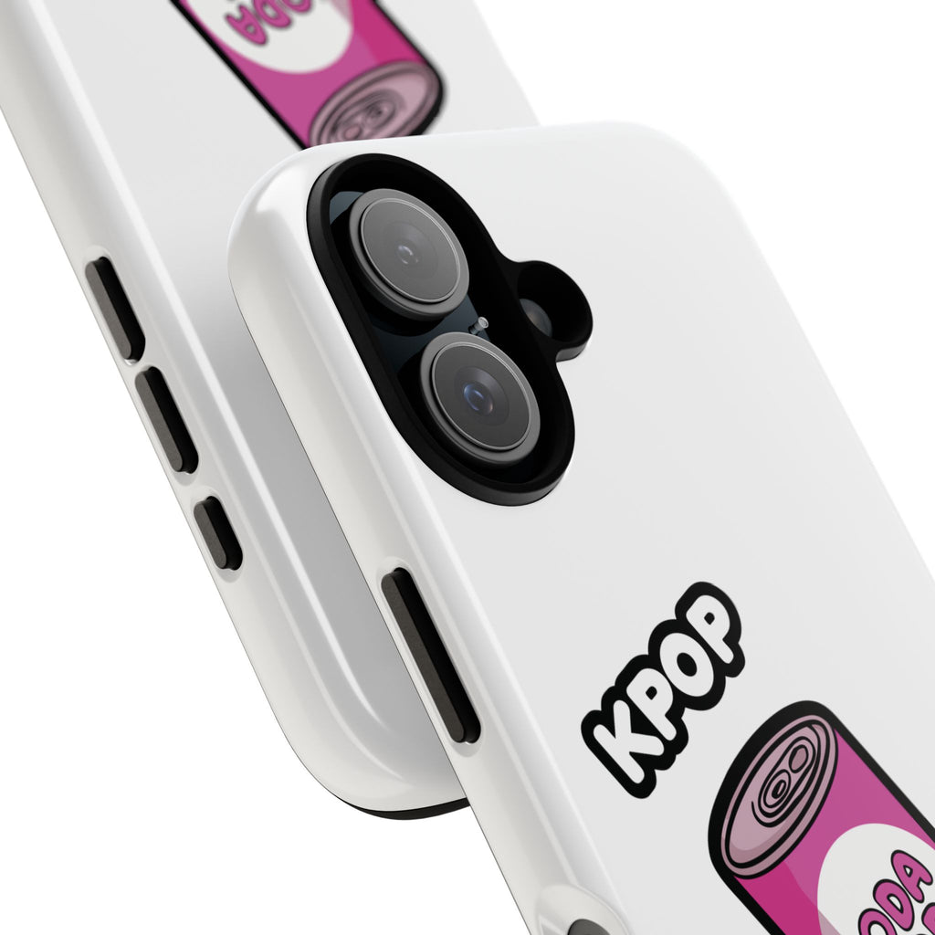 KPOP Style Soda Pop White Smartphone Tough Cases