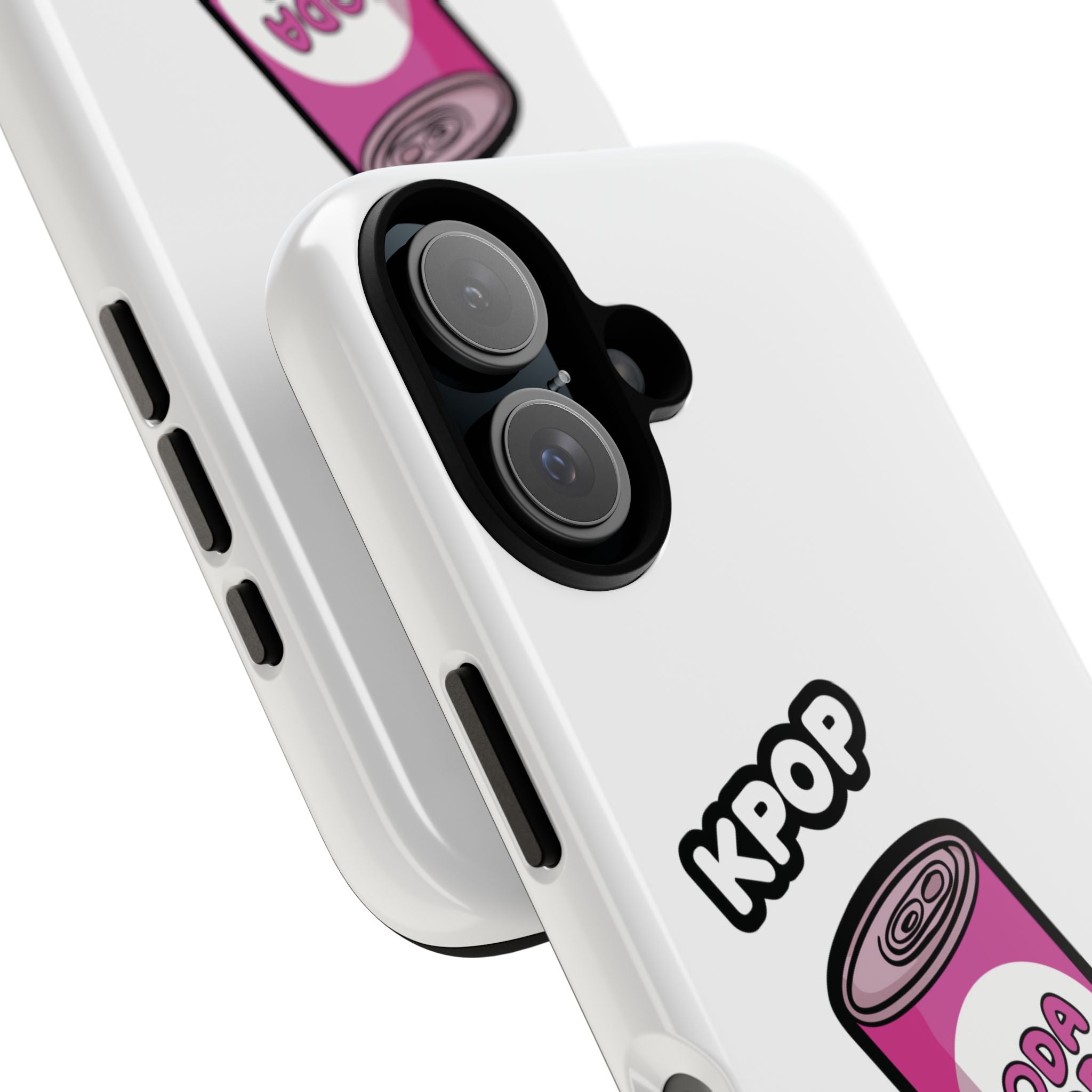KPOP Style Soda Pop White Smartphone Tough Cases