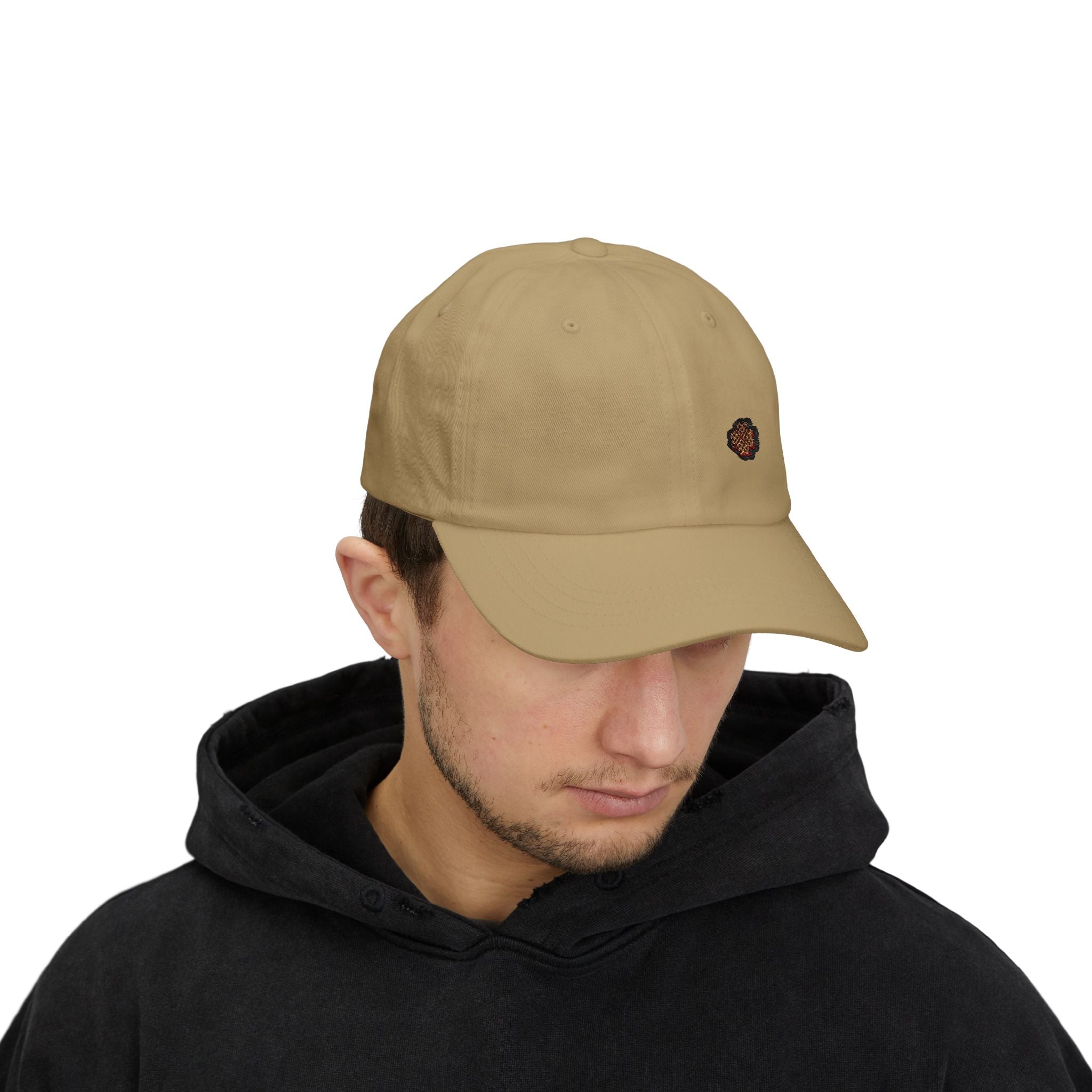 Mini Heart Waffle Style Classic Dad Cap (Embroidery)