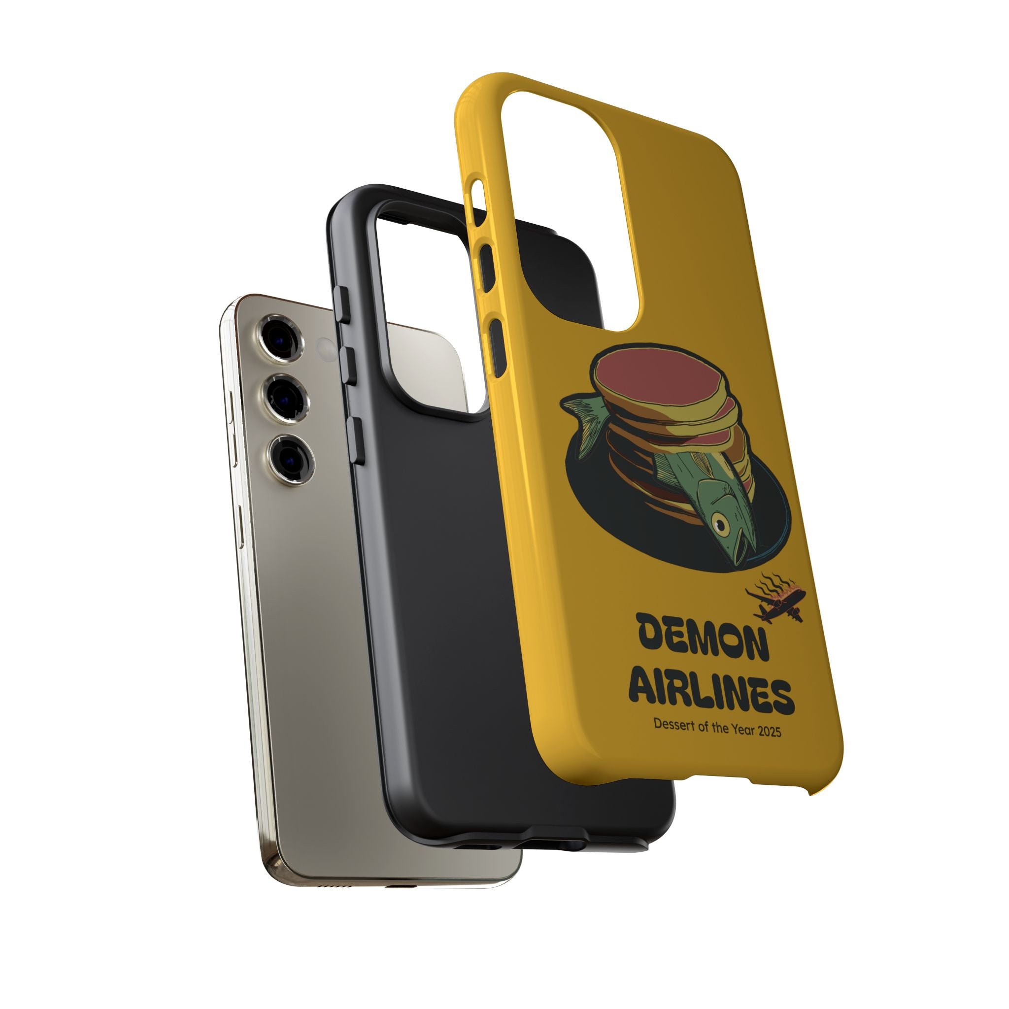KPOP Style Fish Pancakes Yellow Smartphone Tough Cases