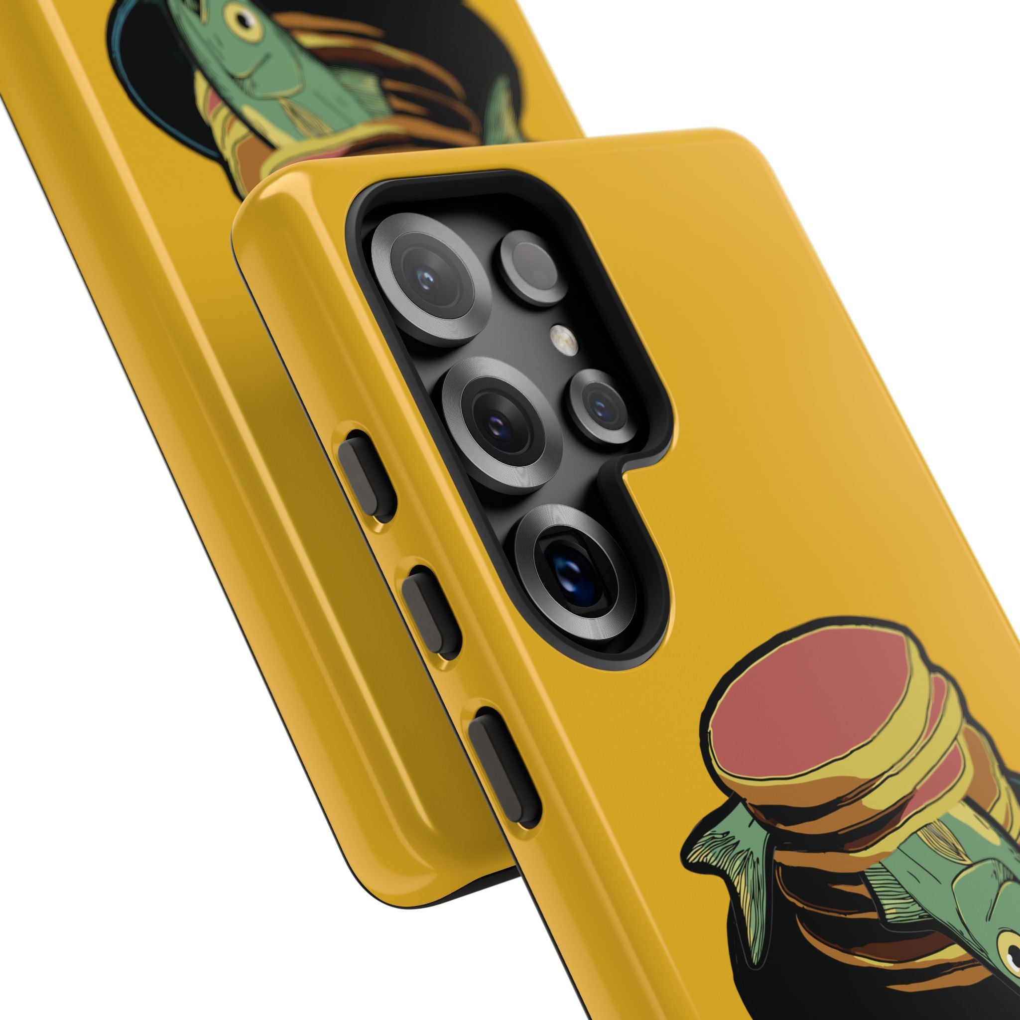KPOP Style Fish Pancakes Yellow Smartphone Tough Cases