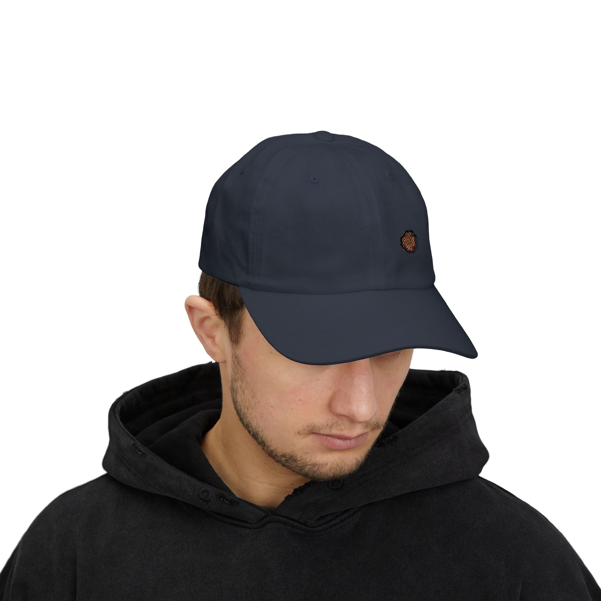 Mini Heart Waffle Style Classic Dad Cap (Embroidery)