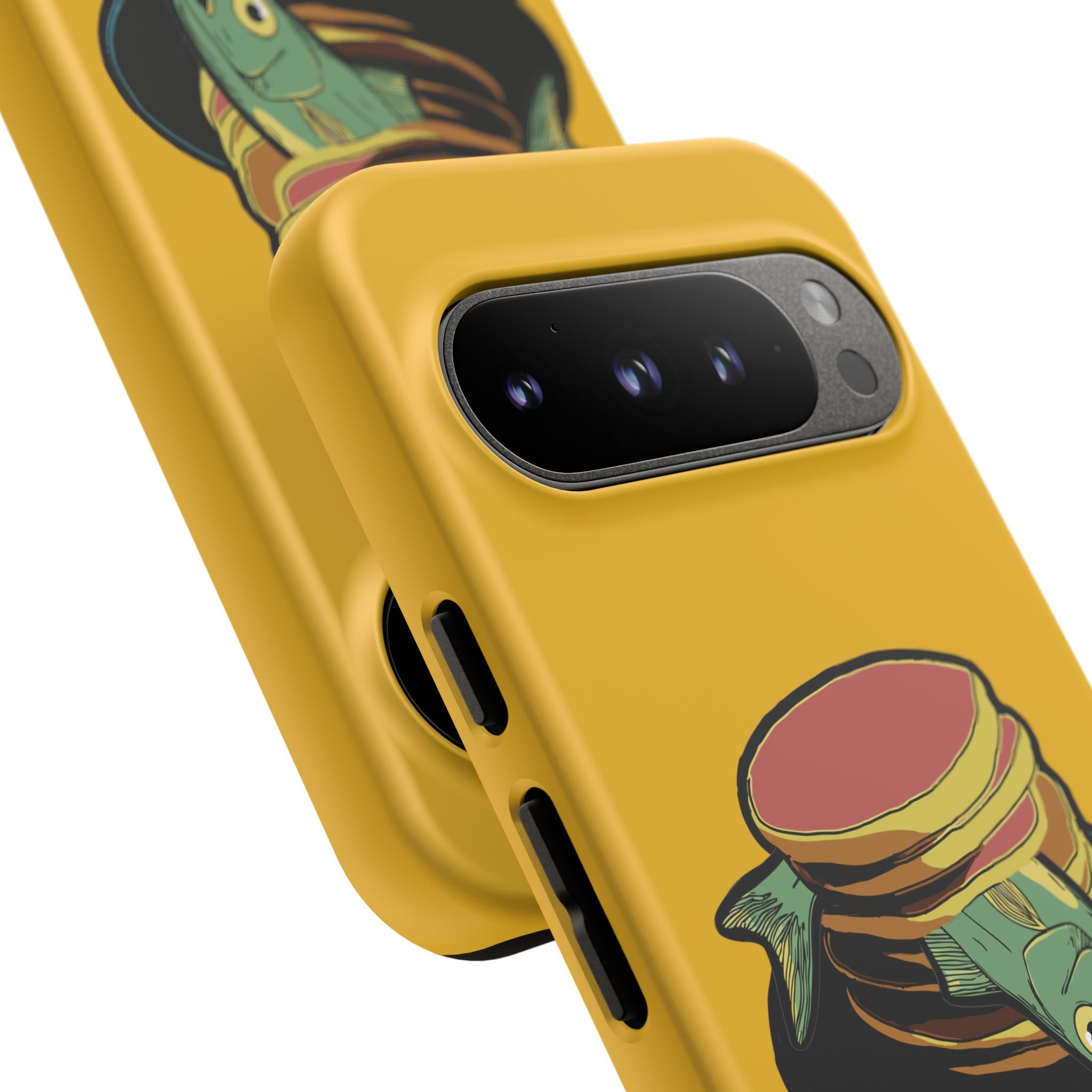 KPOP Style Fish Pancakes Yellow Smartphone Tough Cases