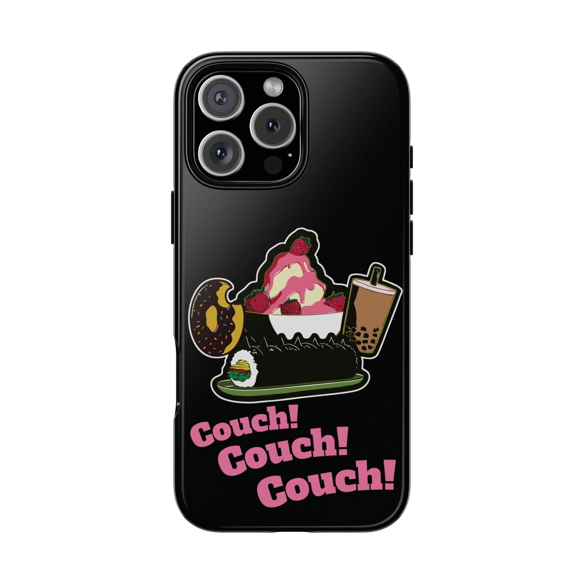 KPOP Style Black Couch Couch Couch Smartphone Tough Cases