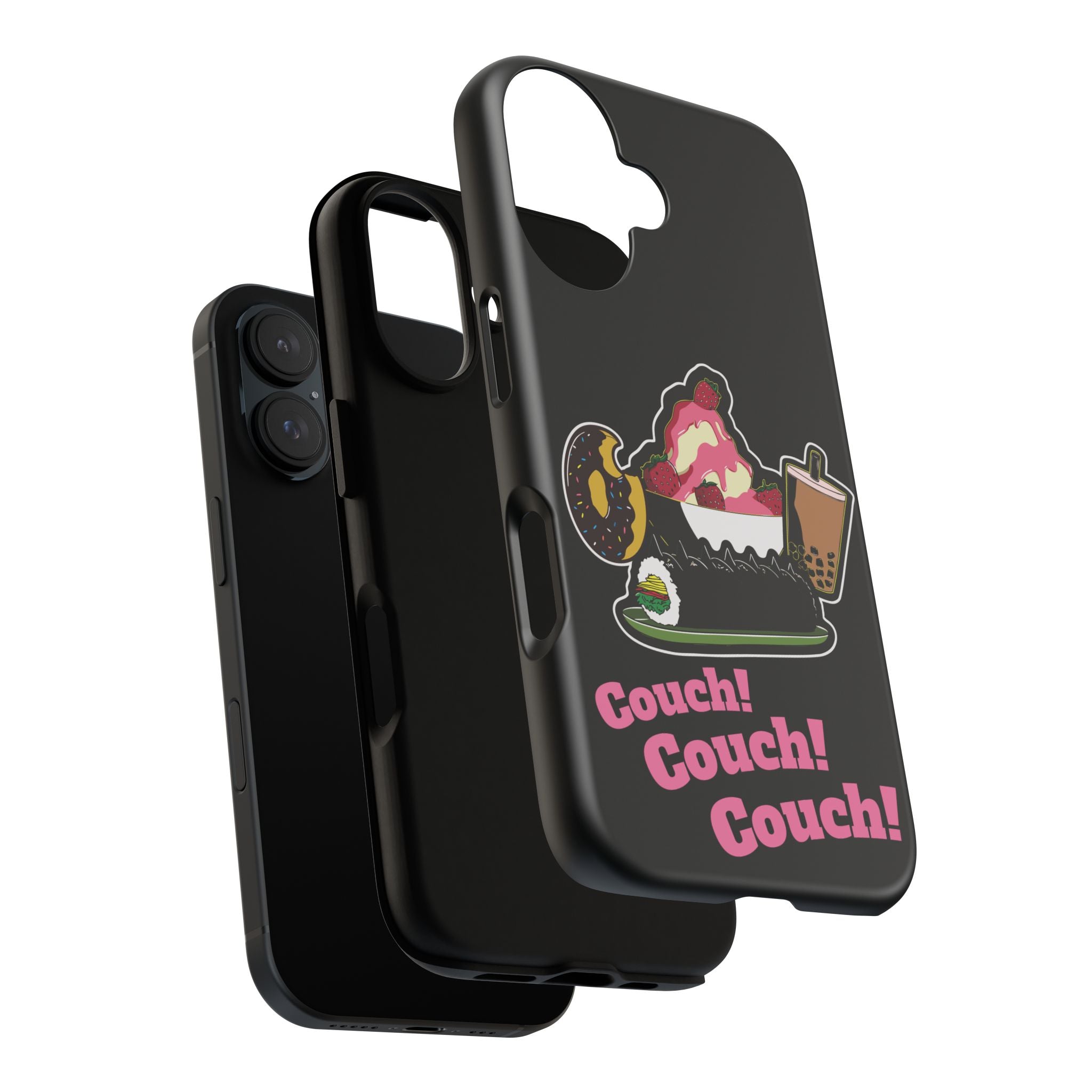 KPOP Style Black Couch Couch Couch Smartphone Tough Cases