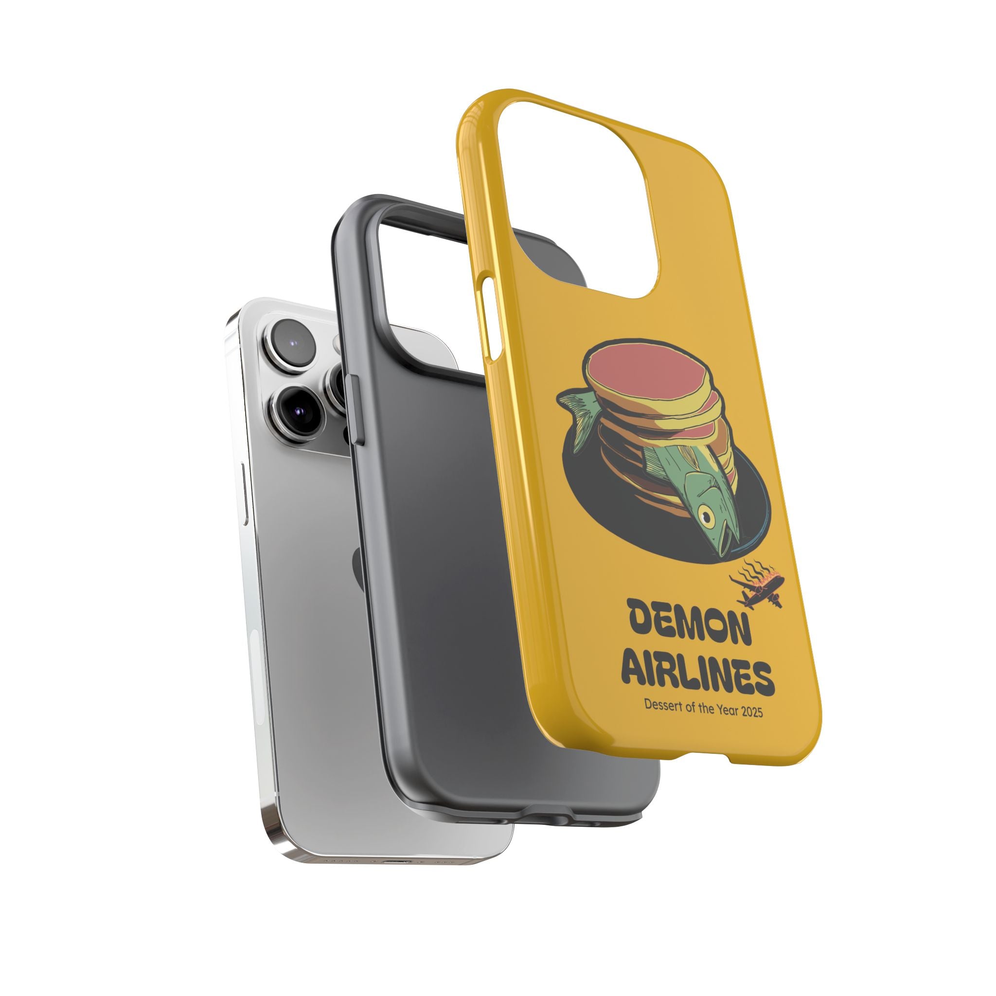 KPOP Style Fish Pancakes Yellow Smartphone Tough Cases