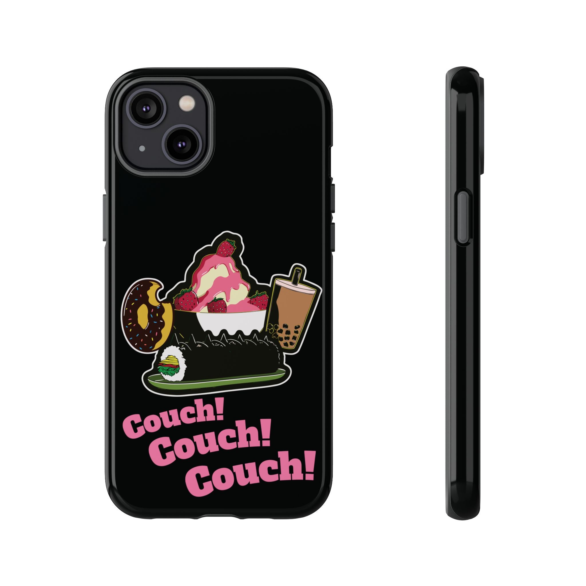 KPOP Style Black Couch Couch Couch Smartphone Tough Cases