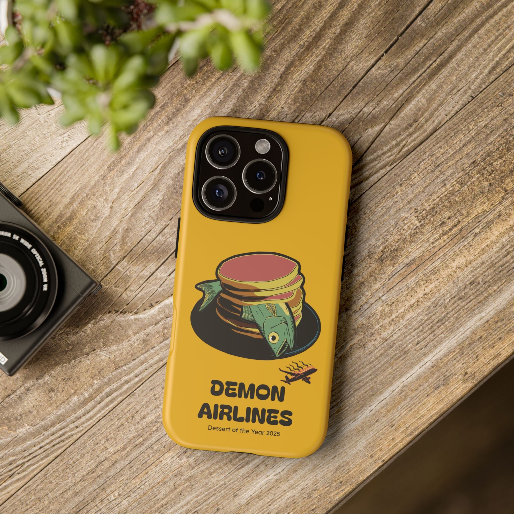 KPOP Style Fish Pancakes Yellow Smartphone Tough Cases