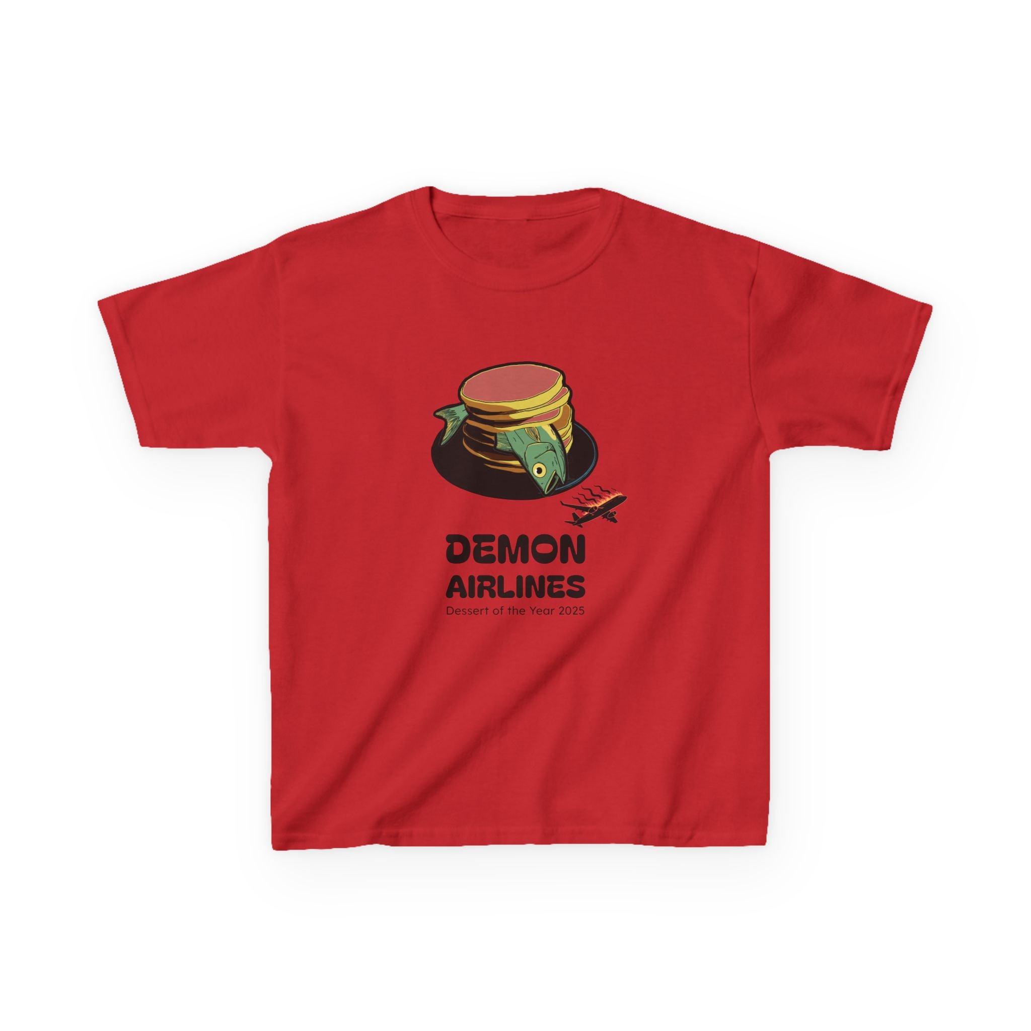 KPOP Style Fish Pancakes Kids Heavy Cotton™ Tee