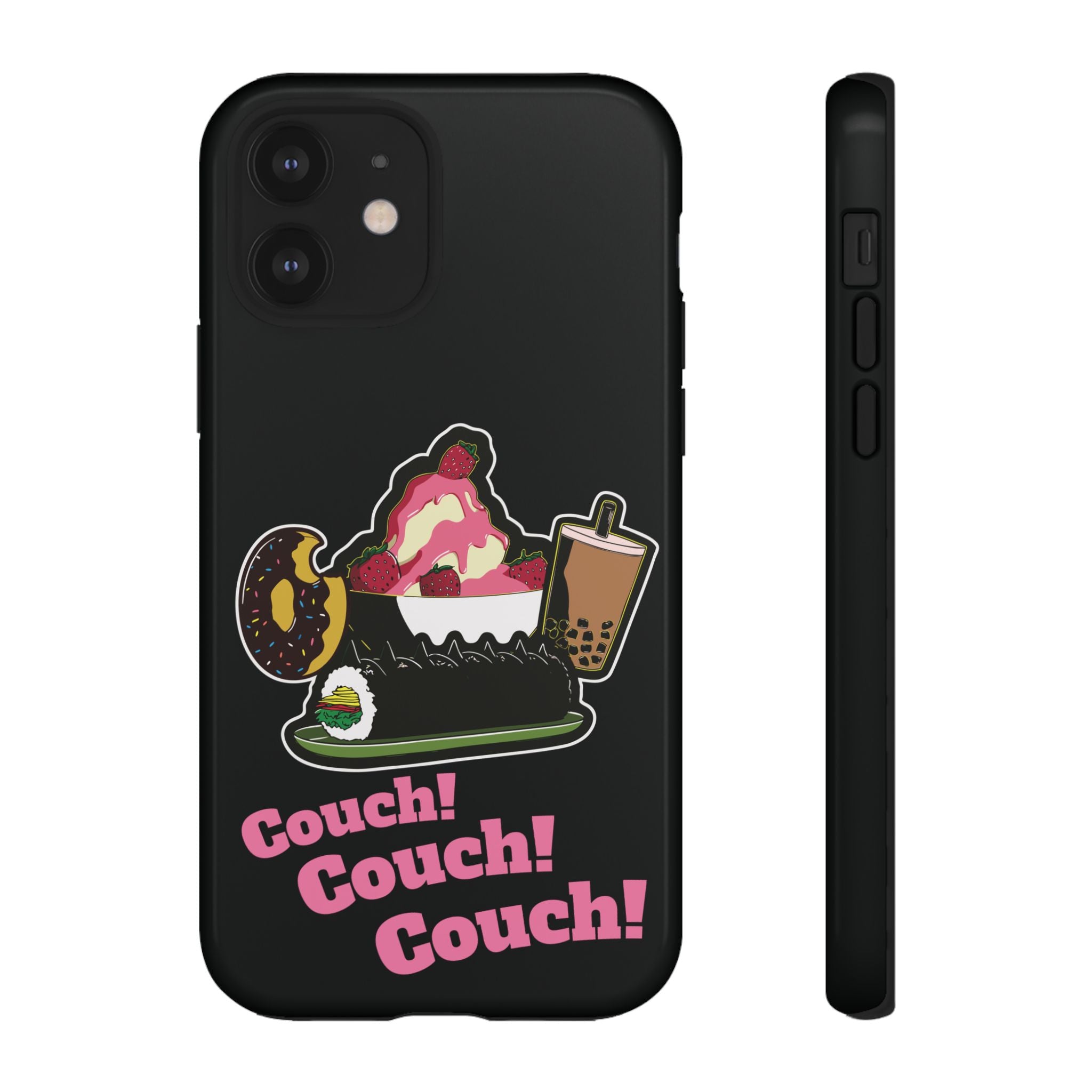 KPOP Style Black Couch Couch Couch Smartphone Tough Cases