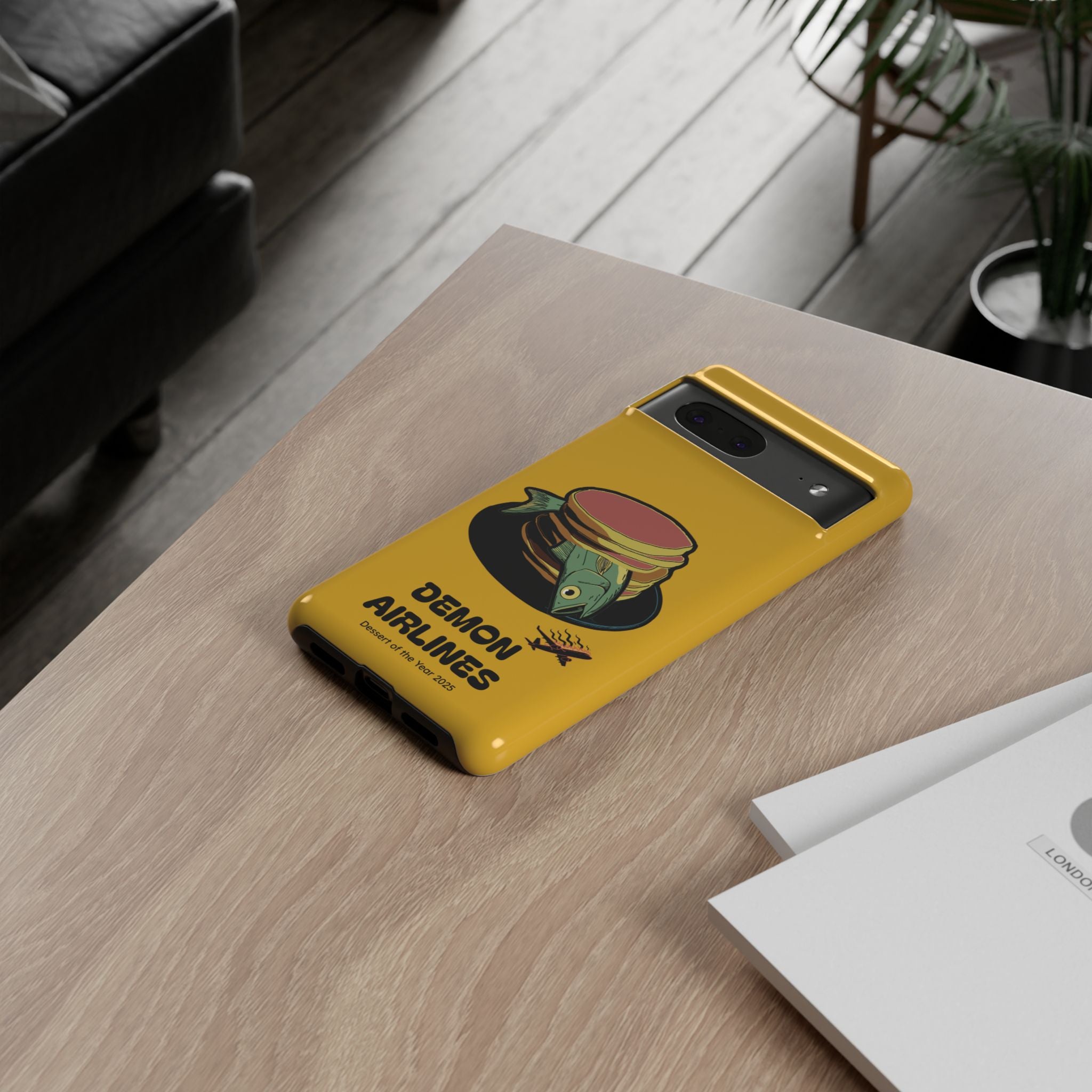 KPOP Style Fish Pancakes Yellow Smartphone Tough Cases