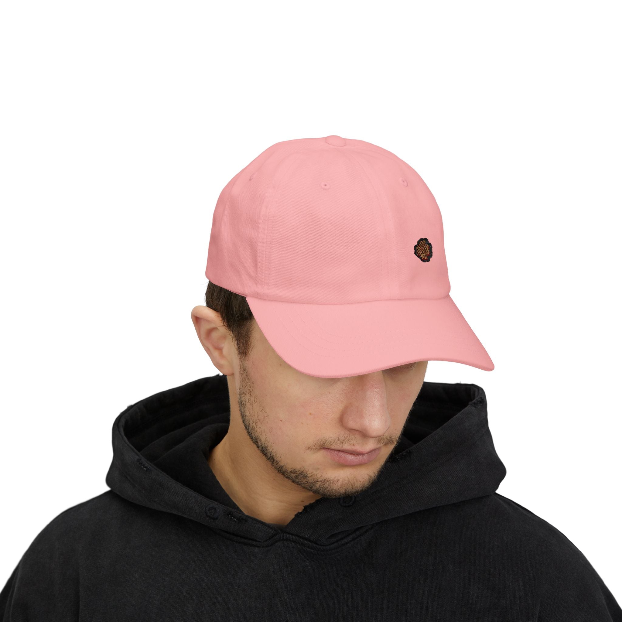 Mini Heart Waffle Style Classic Dad Cap (Embroidery)