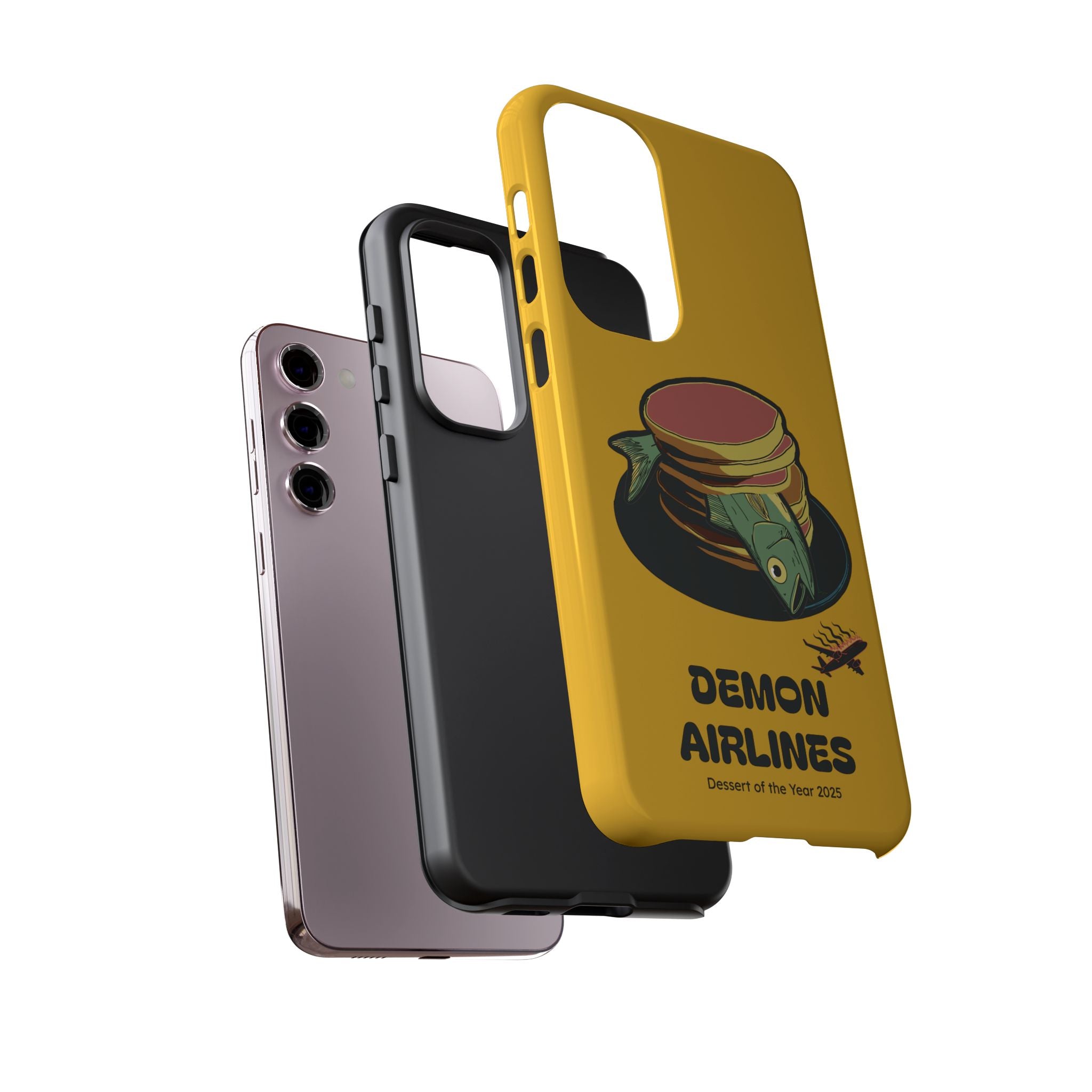 KPOP Style Fish Pancakes Yellow Smartphone Tough Cases