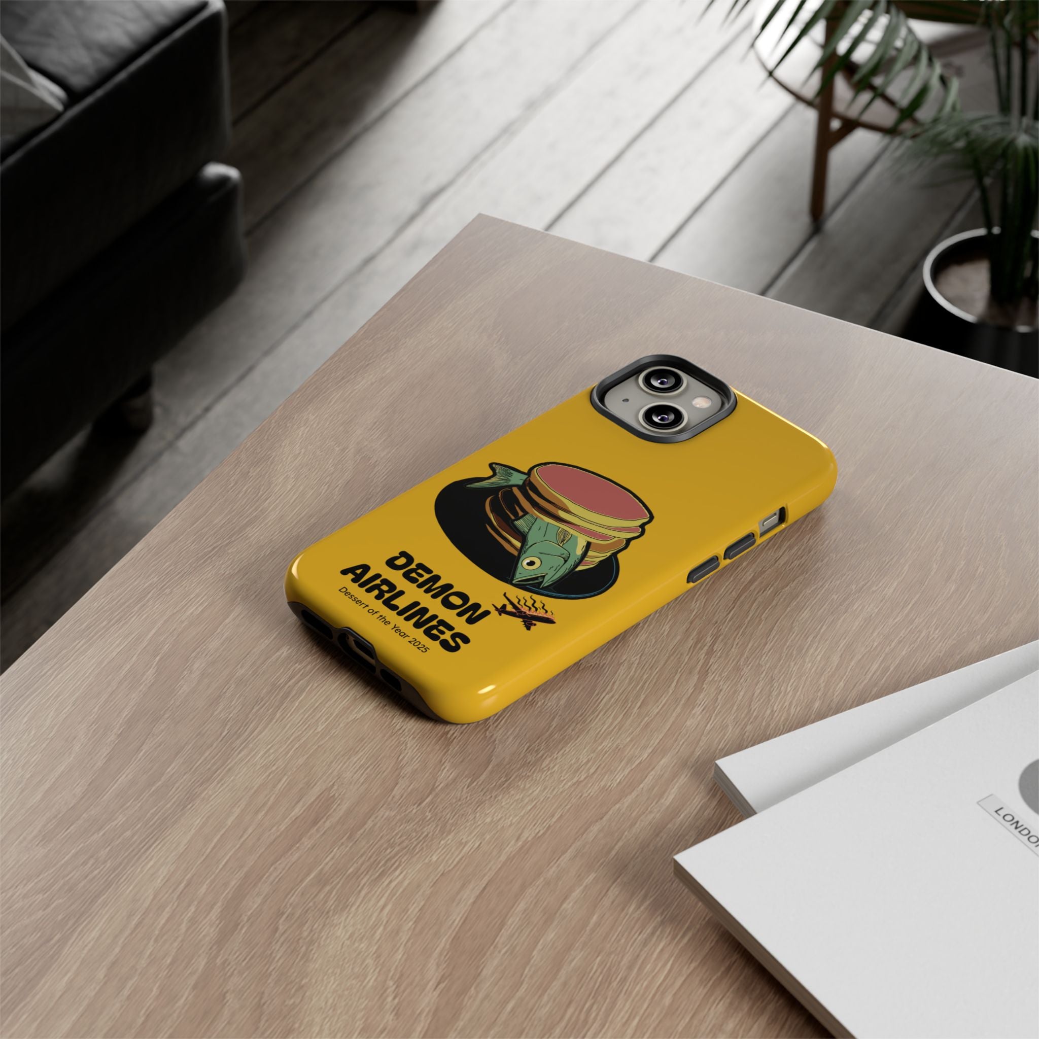 KPOP Style Fish Pancakes Yellow Smartphone Tough Cases